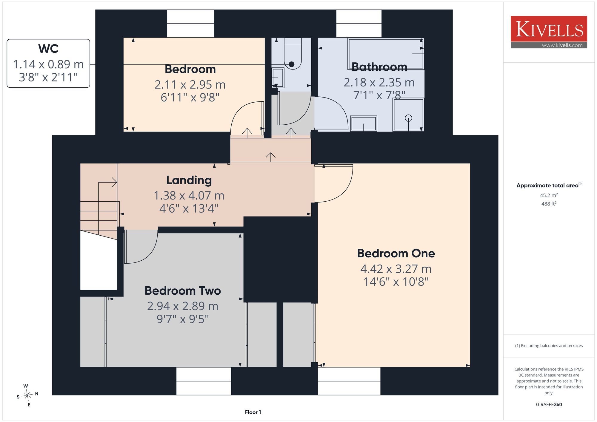 The Cottage, Launceston floorplan