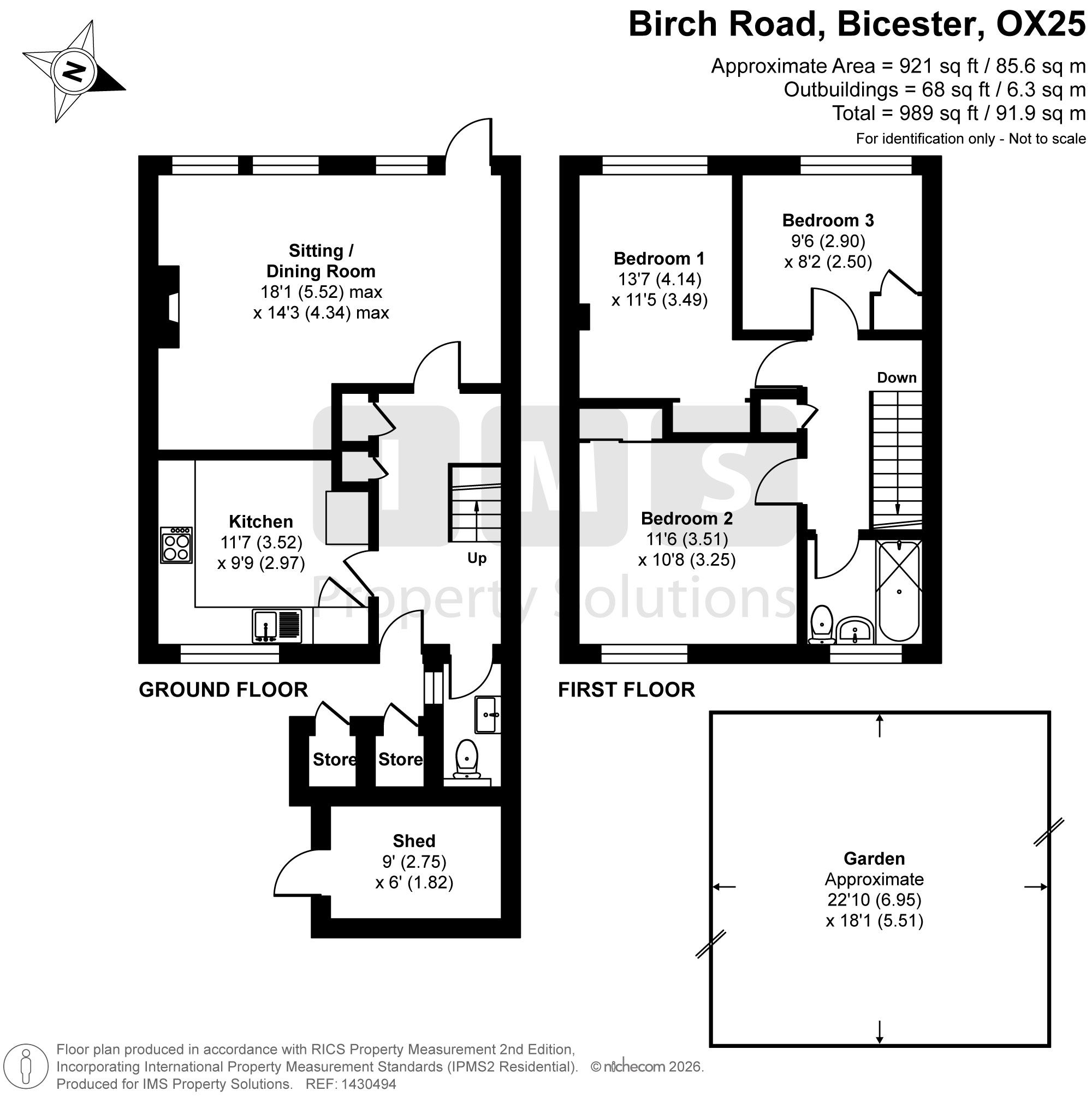 52 Birch Road, Bicester floorplan