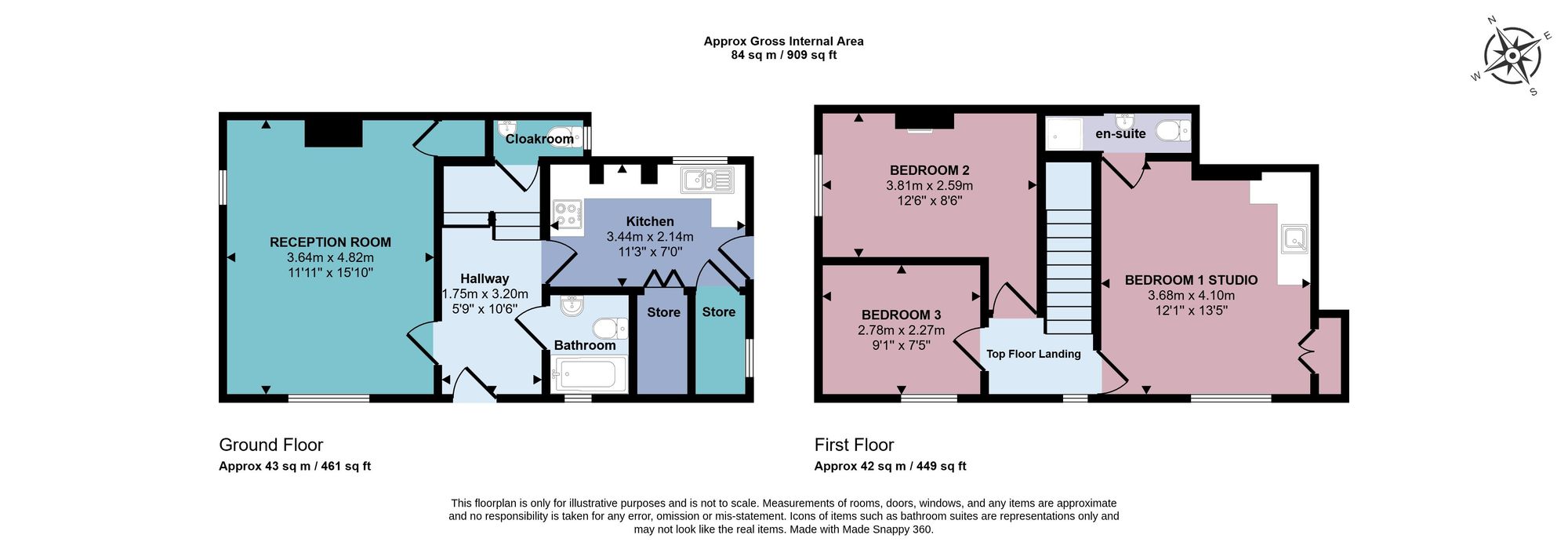 113 Firhill Road, London floorplan