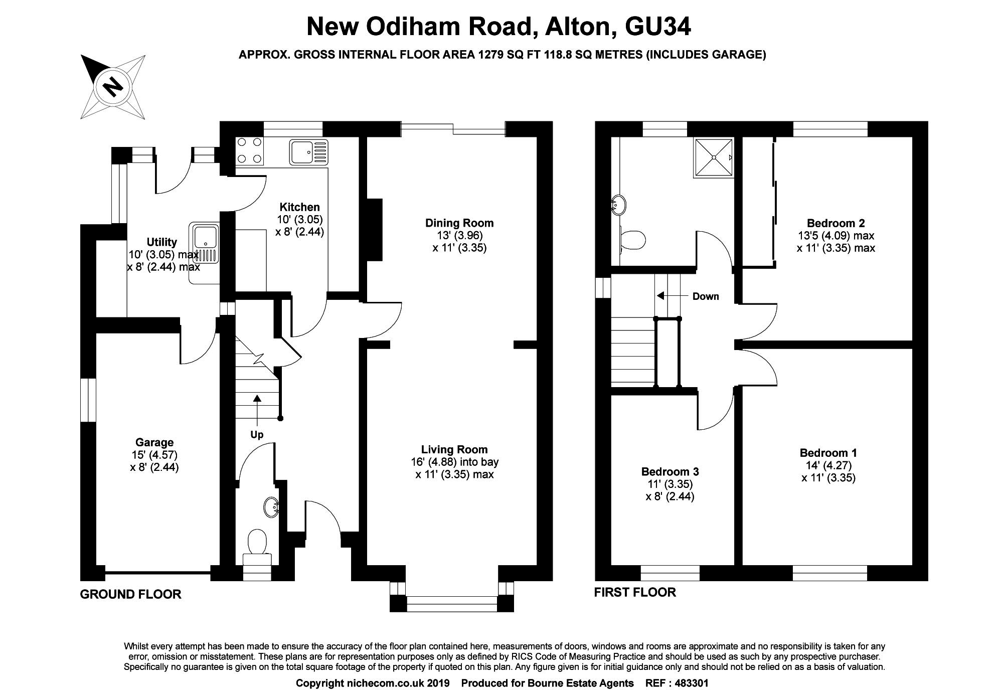 3 Bedrooms Detached house for sale in New Odiham Road, Alton, Hampshire GU34