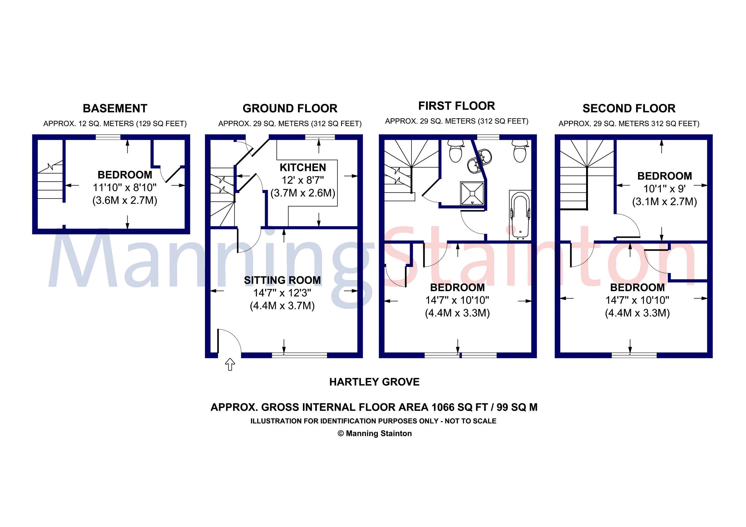 4 Bedrooms Terraced house for sale in Hartley Grove, Leeds, West Yorkshire LS6