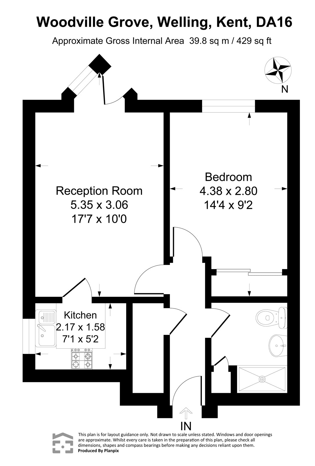 45, Woodville Grove, Kent floorplan
