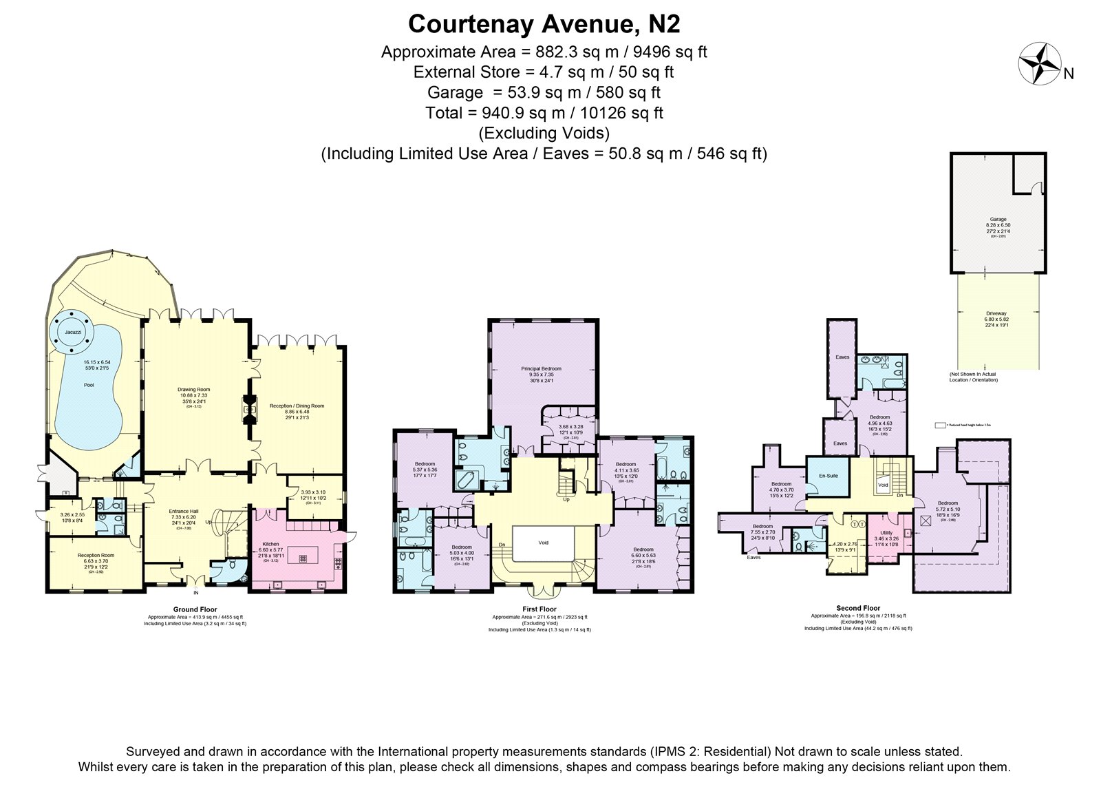 High Birch,, Courtenay Avenue, London floorplan