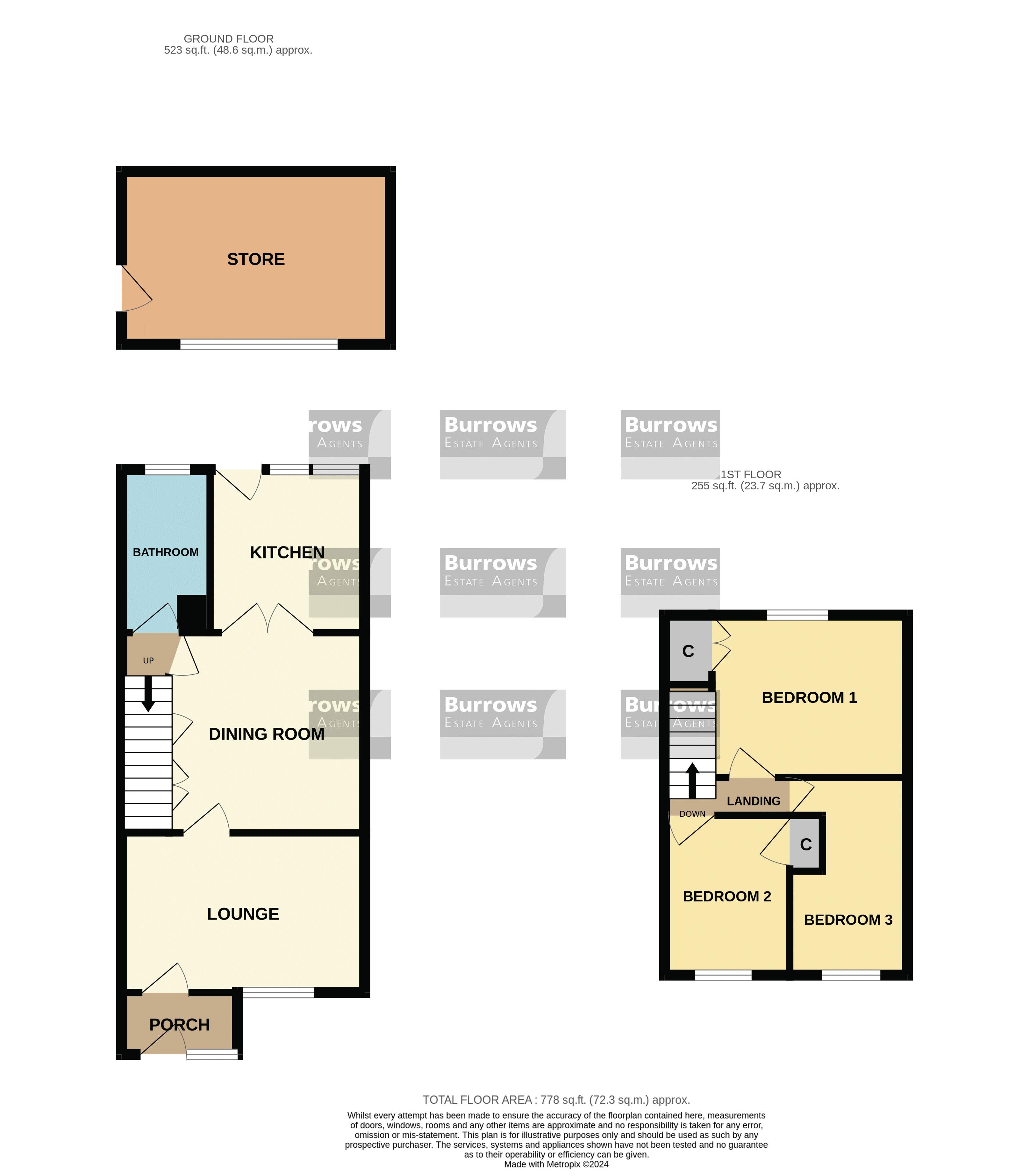 Central Treviscoe, St. Austell PL26, 3 bedroom terraced house for sale