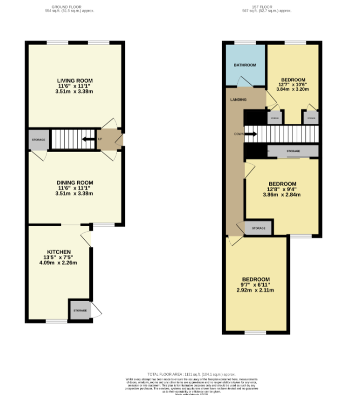 Kings Road, Essex floorplan