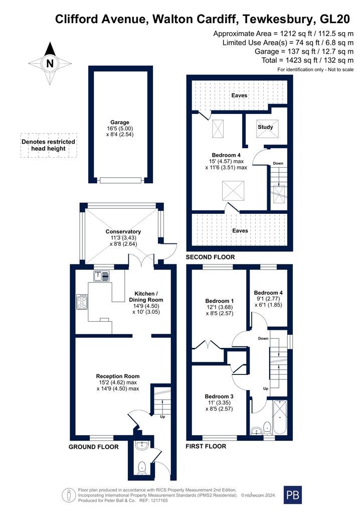 45, Clifford Avenue, Tewkesbury floorplan