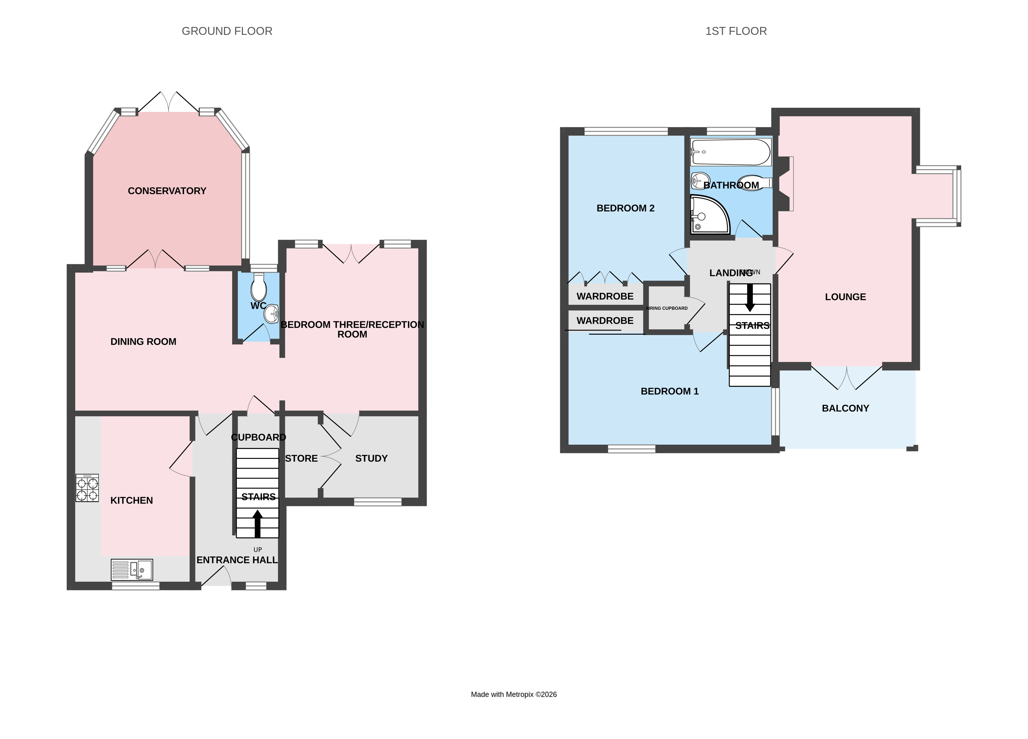 75, Derwent Drive, Telford floorplan