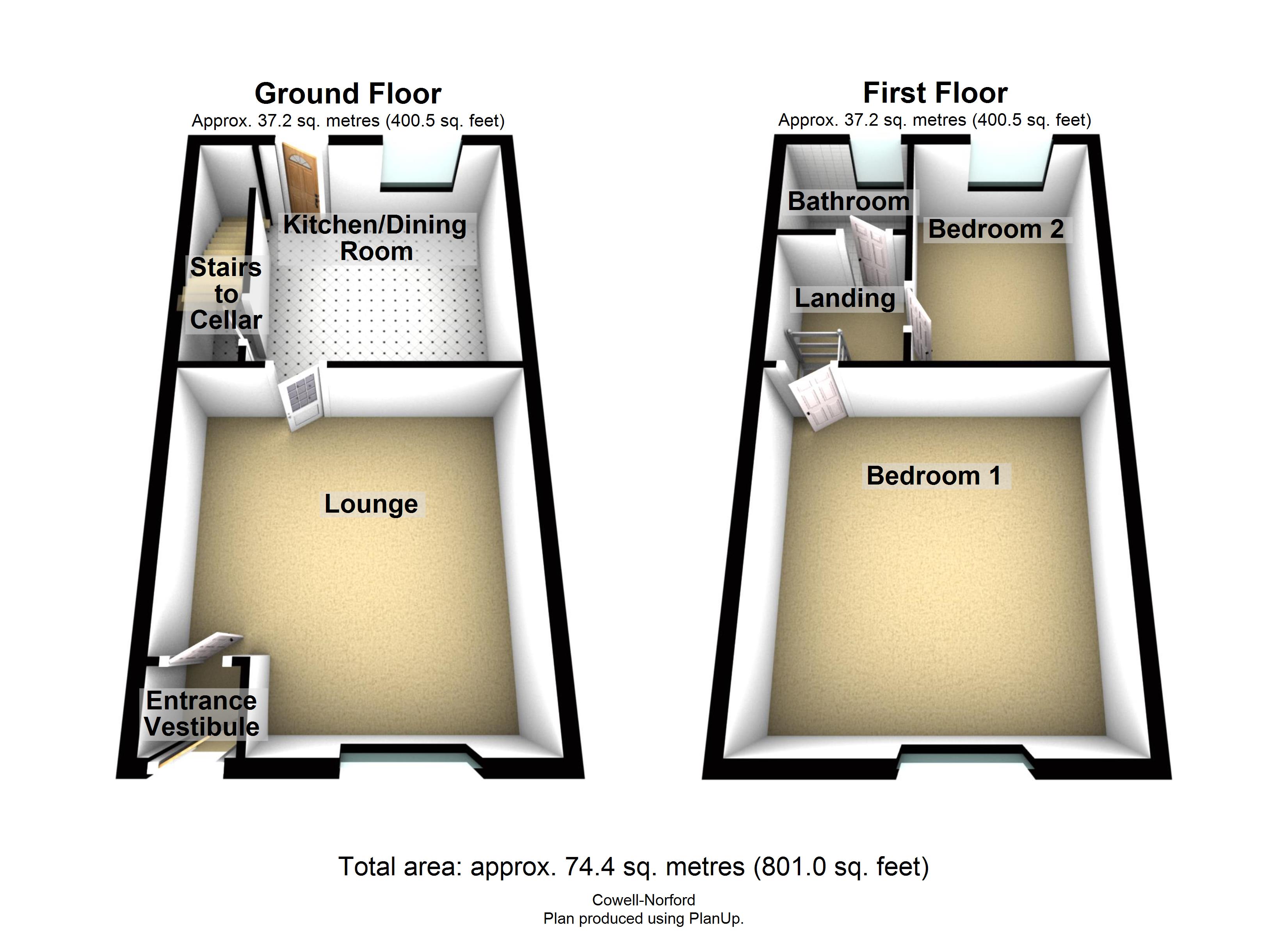 2 Bedrooms Terraced house for sale in Huddersfield Road, Newhey, Rochdale, Greater Manchester OL16