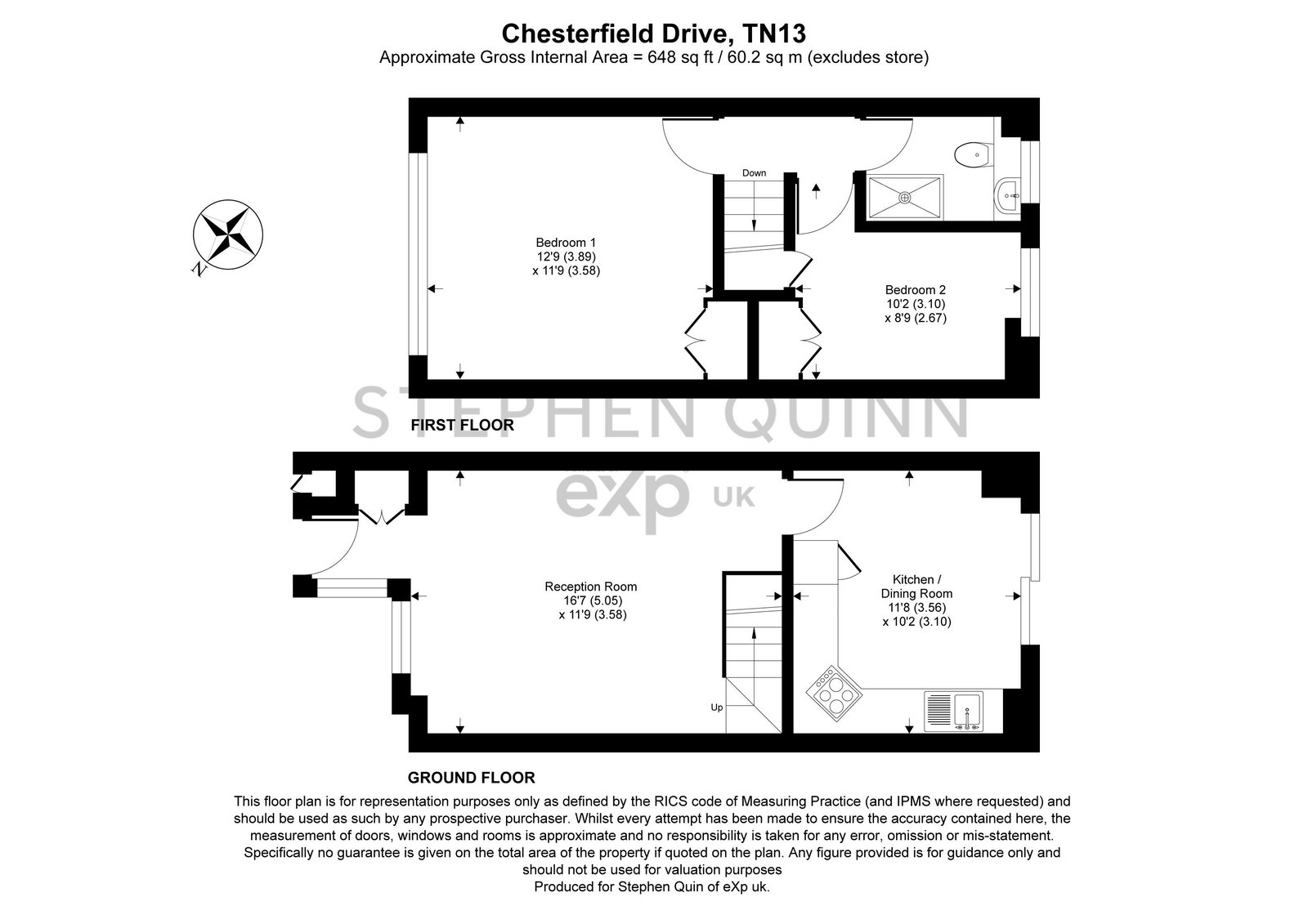 82, Chesterfield Drive, Sevenoaks floorplan