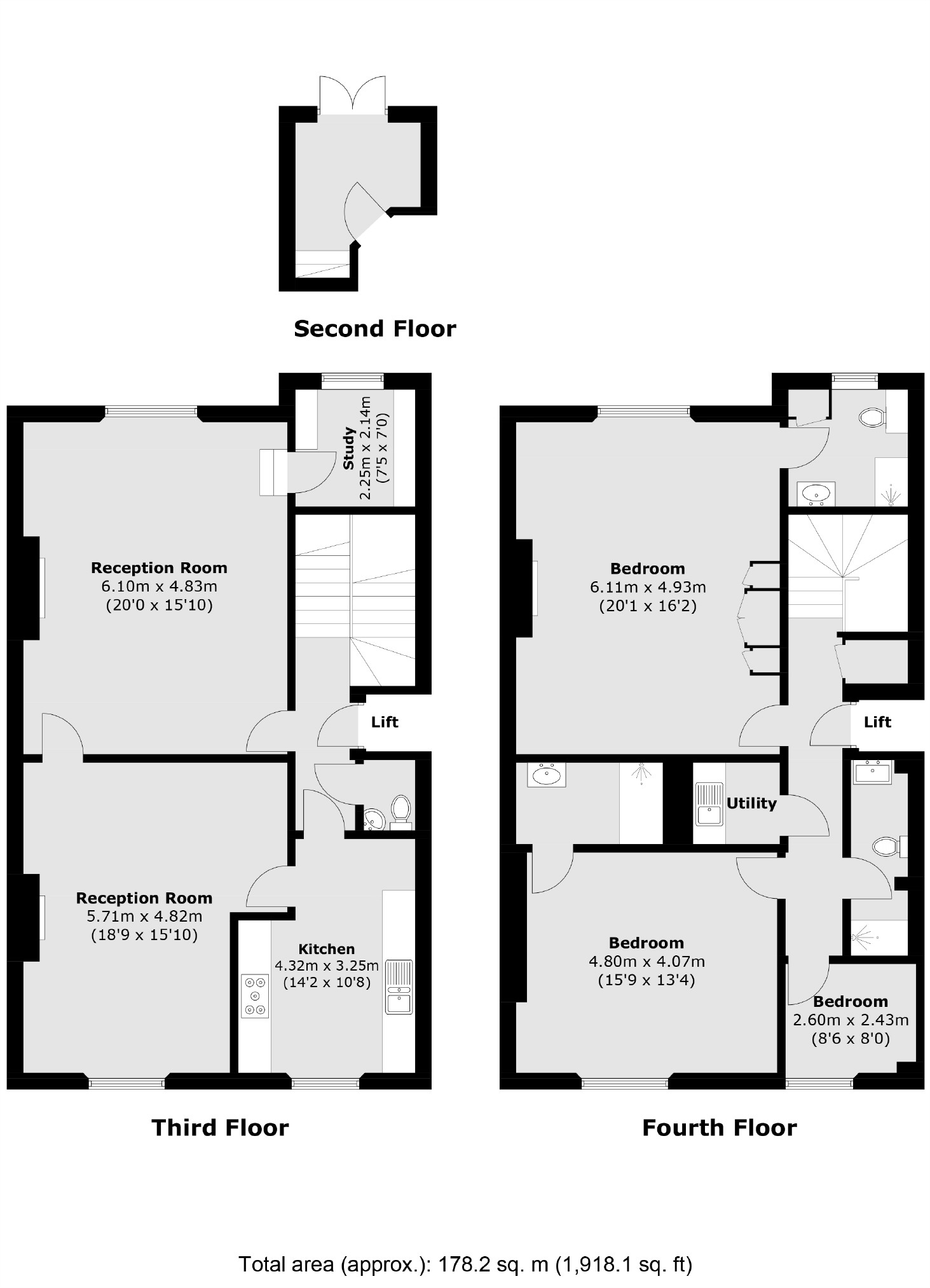 Eccleston Square, London floorplan