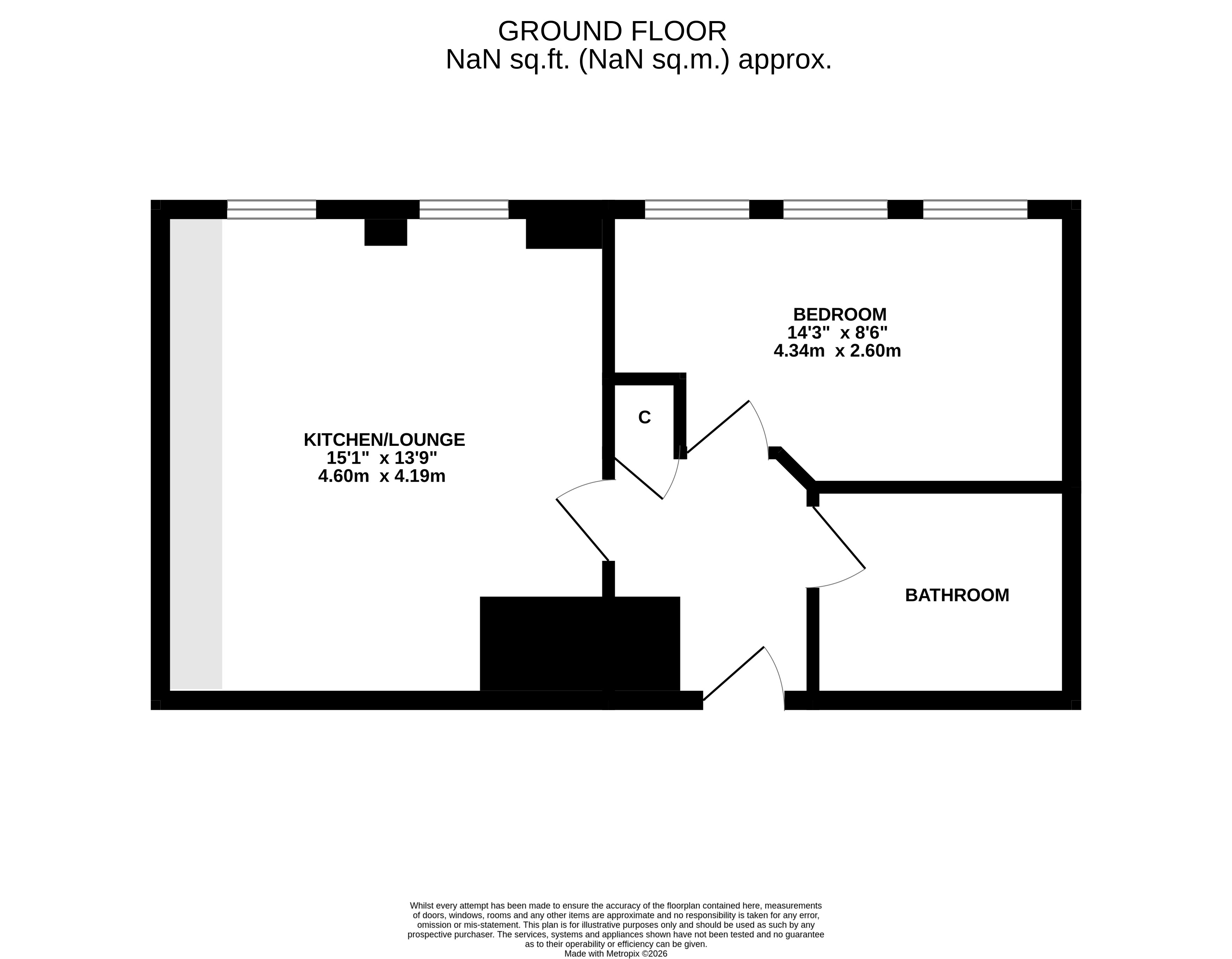 Apartment 402, Yeadon House,, Green Lane, Leeds floorplan