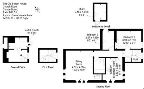 2 Bedrooms Flat for sale in Church Road, Bath BA2