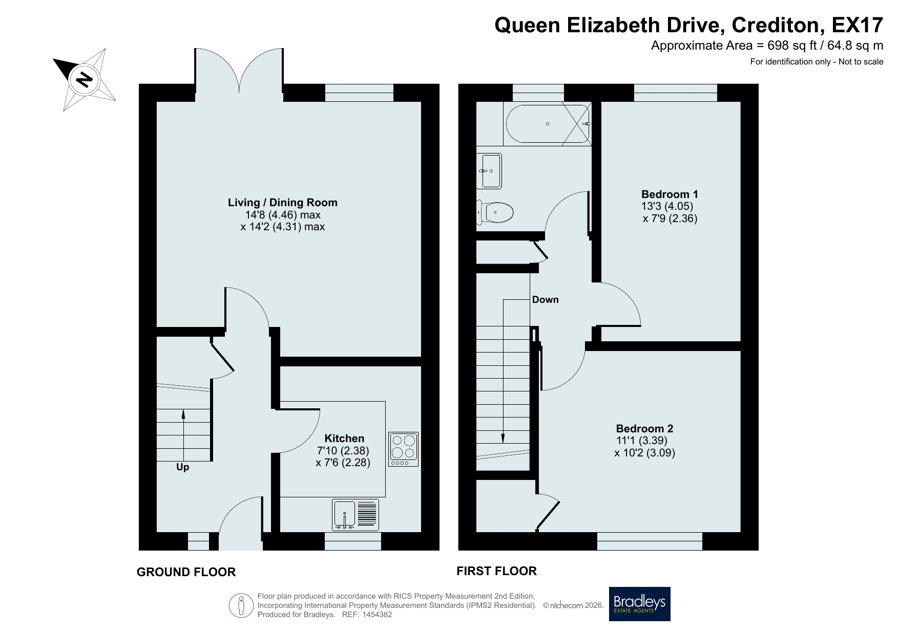 25, Queen Elizabeth Drive, Devon floorplan
