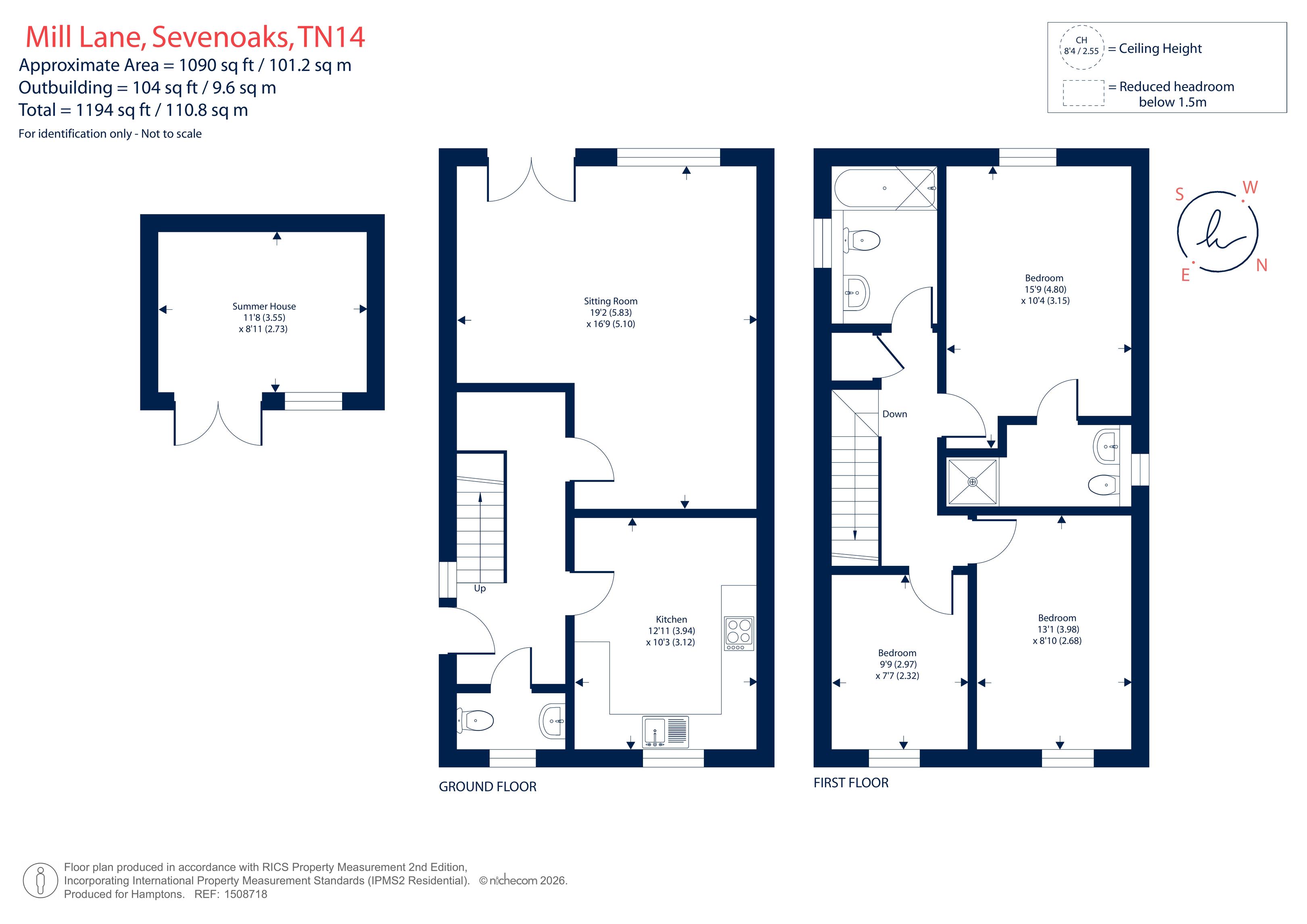 24A, Mill Lane, Sevenoaks floorplan