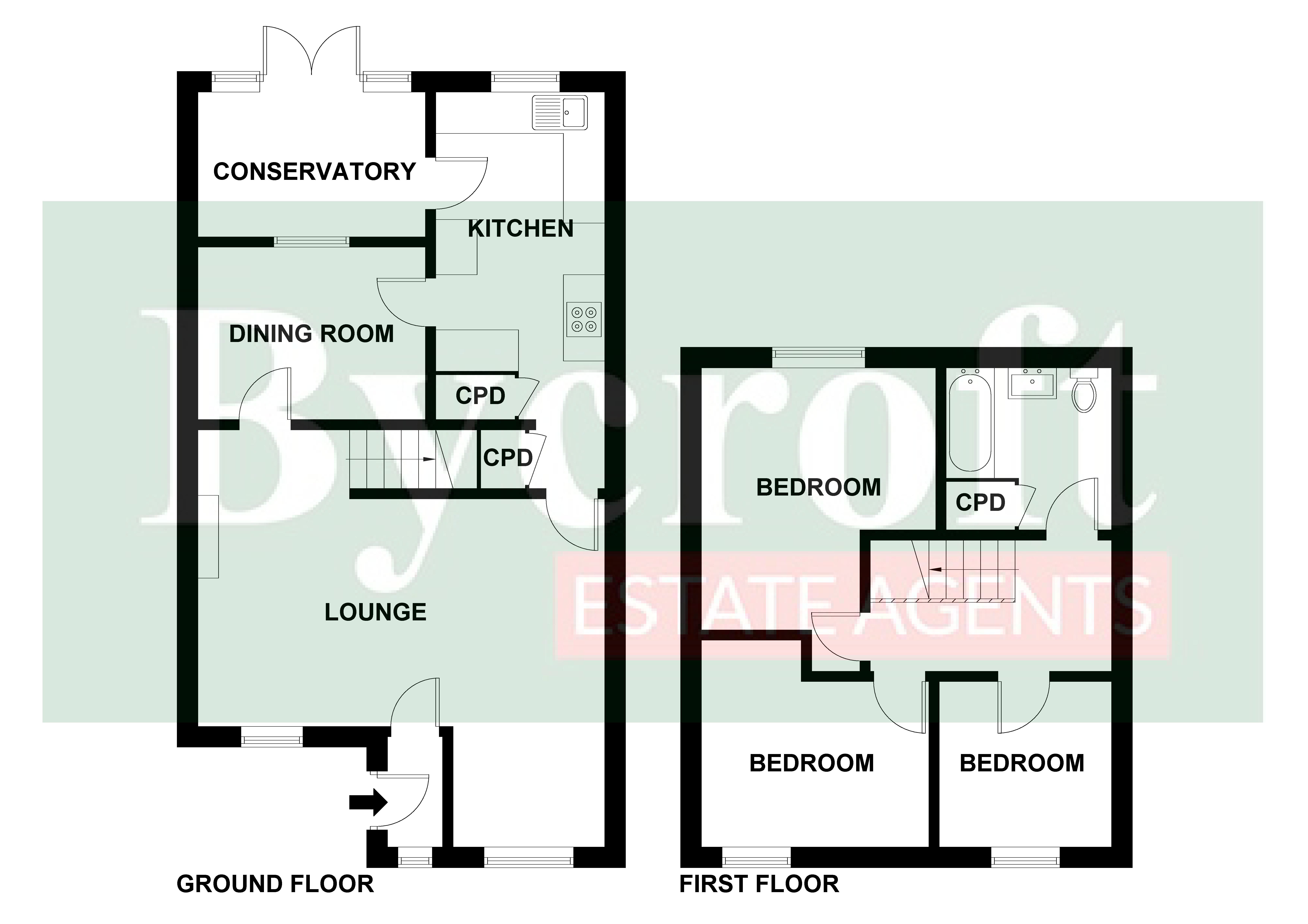 14, Barleycroft, Great Yarmouth floorplan