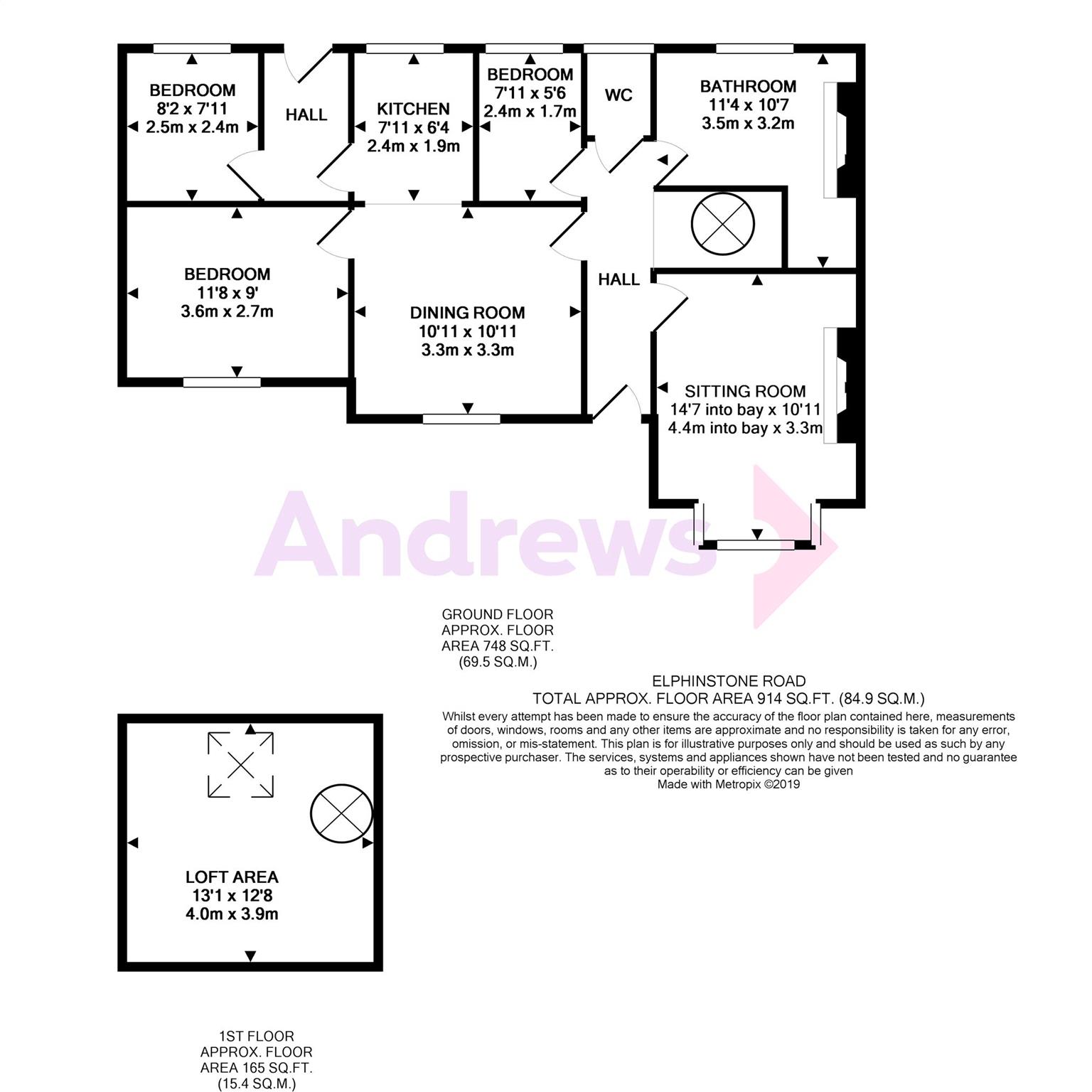 3 Bedrooms Detached bungalow for sale in Elphinstone Road, Hastings, East Sussex TN34