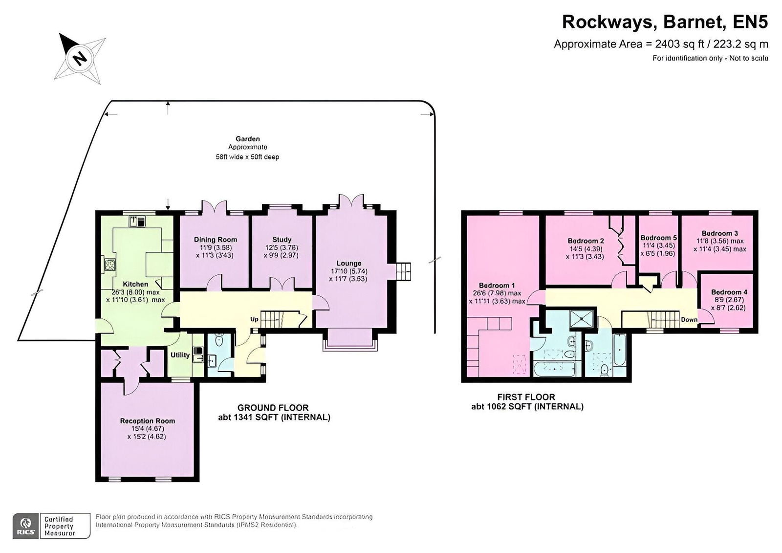 26, Rockways, Barnet floorplan