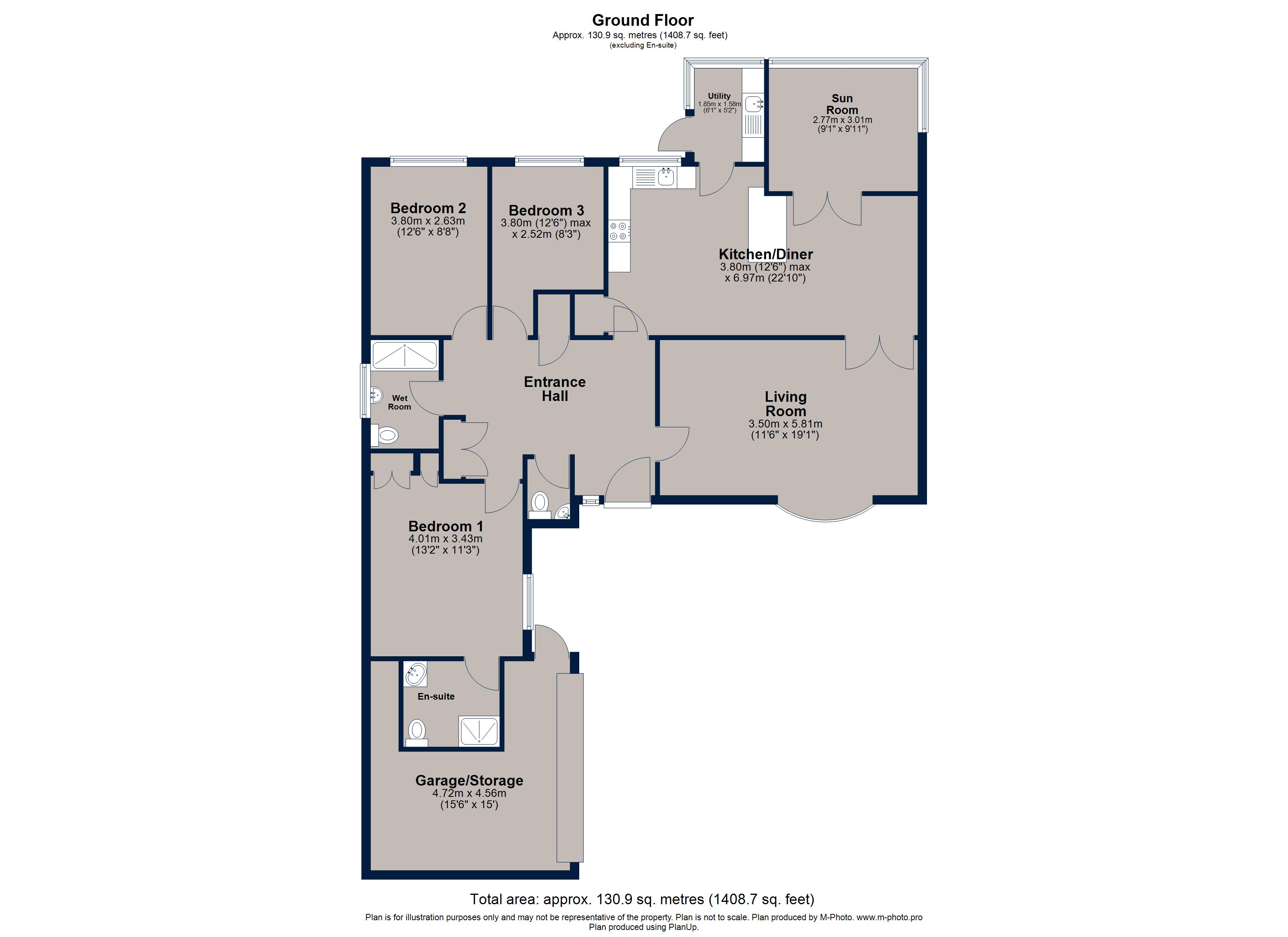 2, Mill Lane, Oakham floorplan
