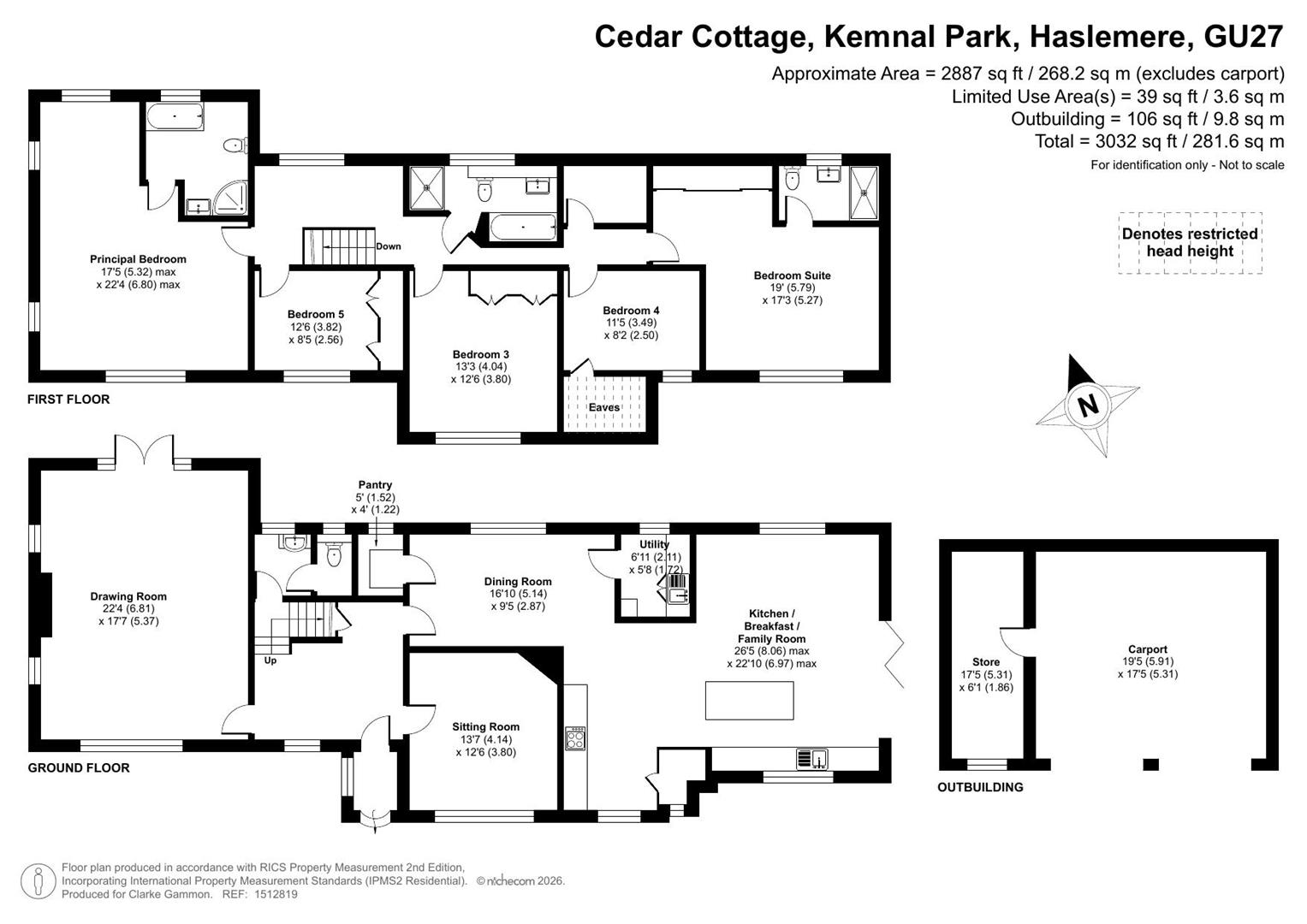 Cedar Cottage, Kemnal Park, Haslemere floorplan
