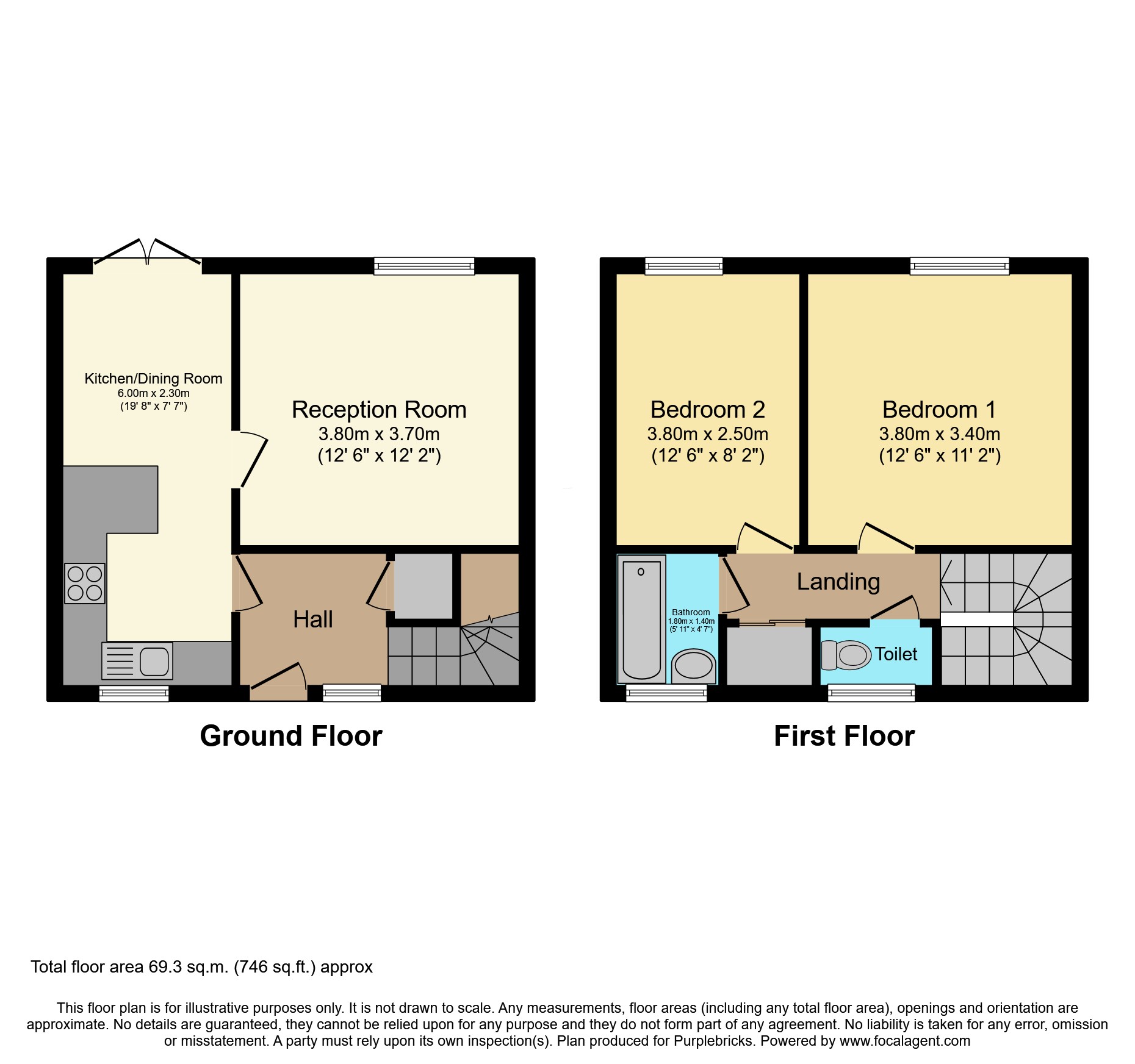 140, Allens Croft Road, Birmingham floorplan