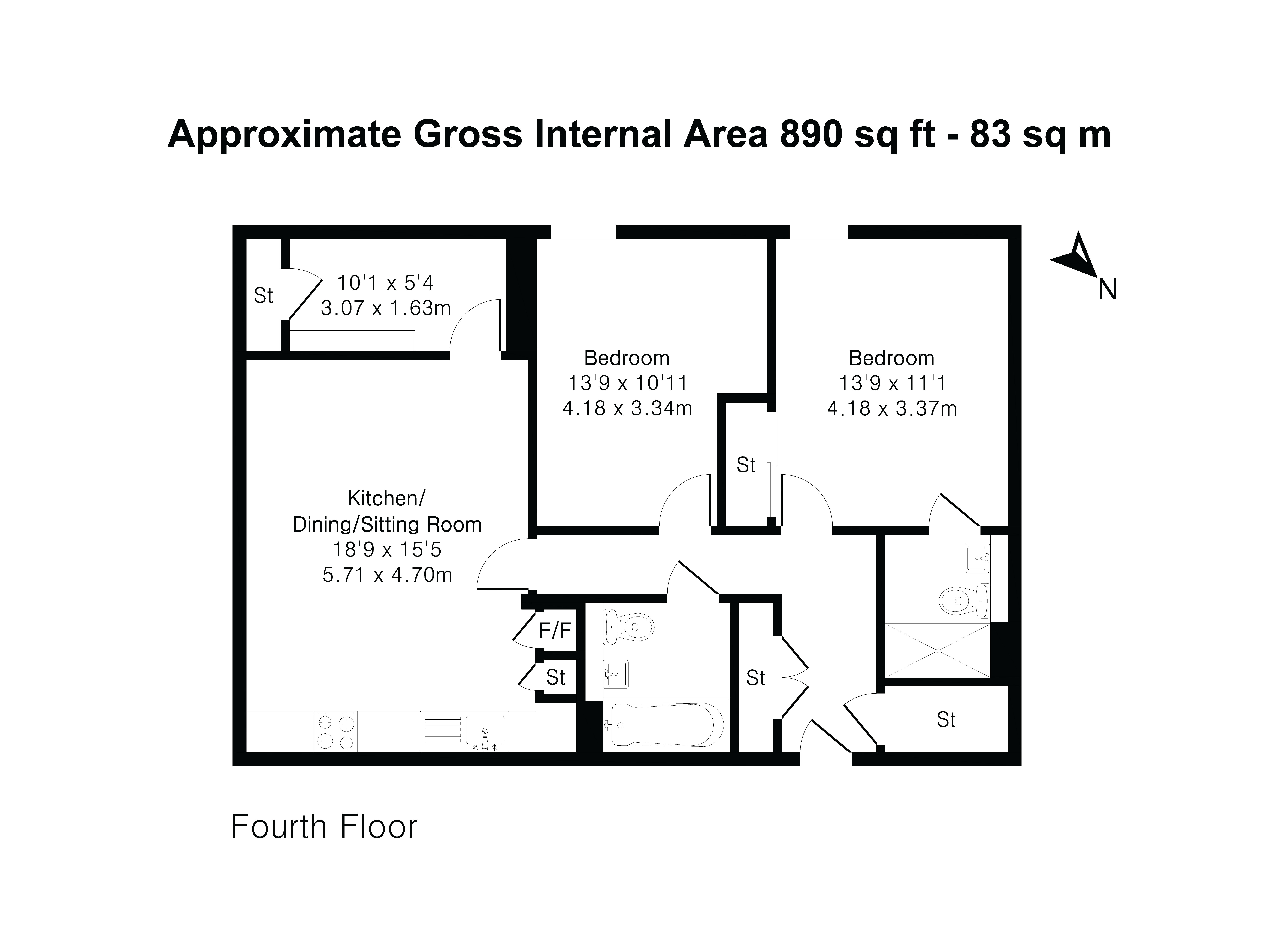 Armstrong Road, Oxford floorplan