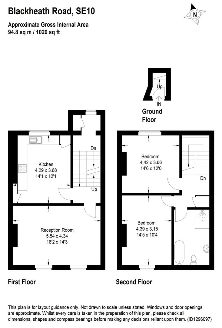 61, Blackheath Road, London floorplan