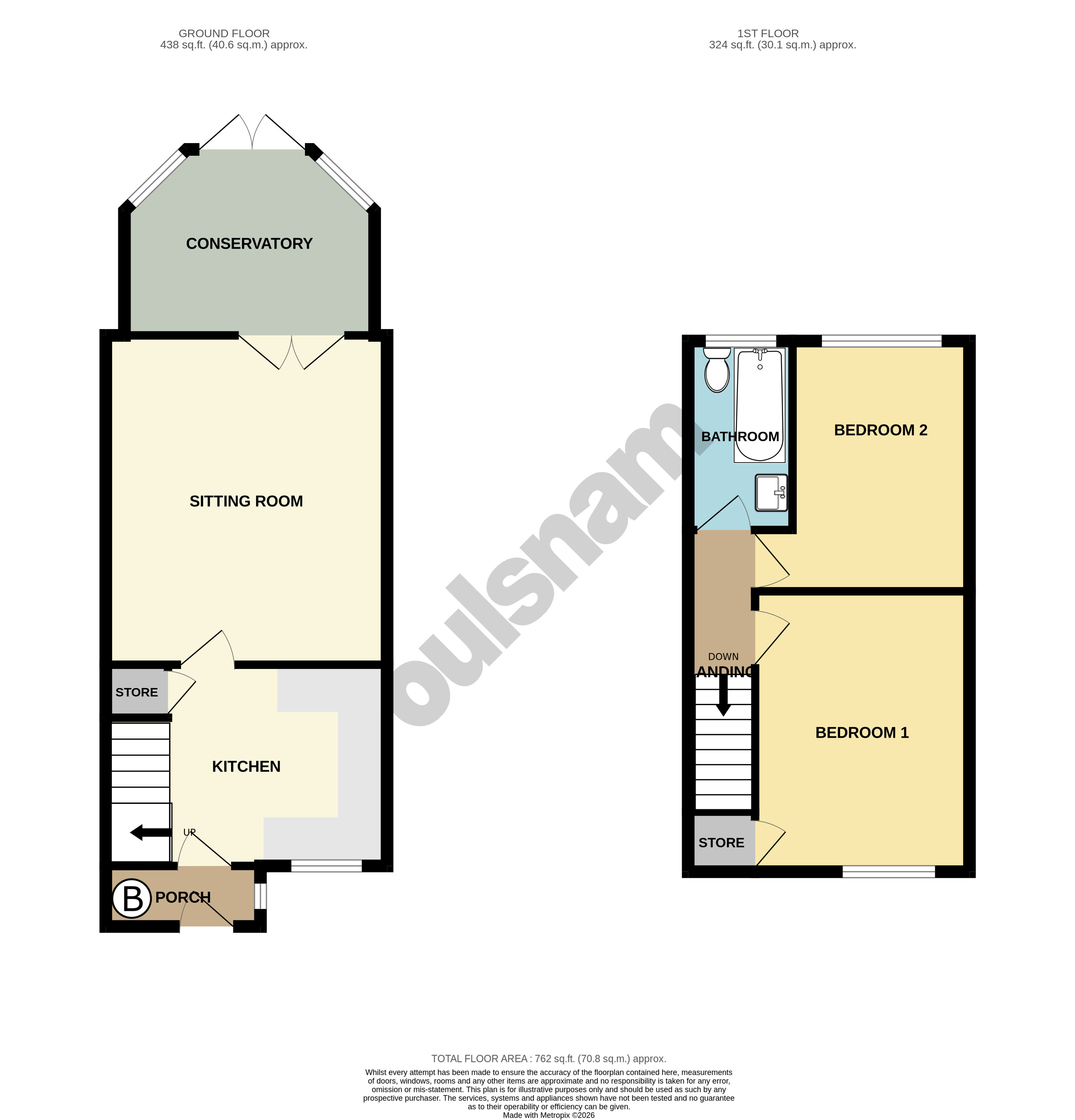 31, Dobbs Mill Close, Birmingham floorplan