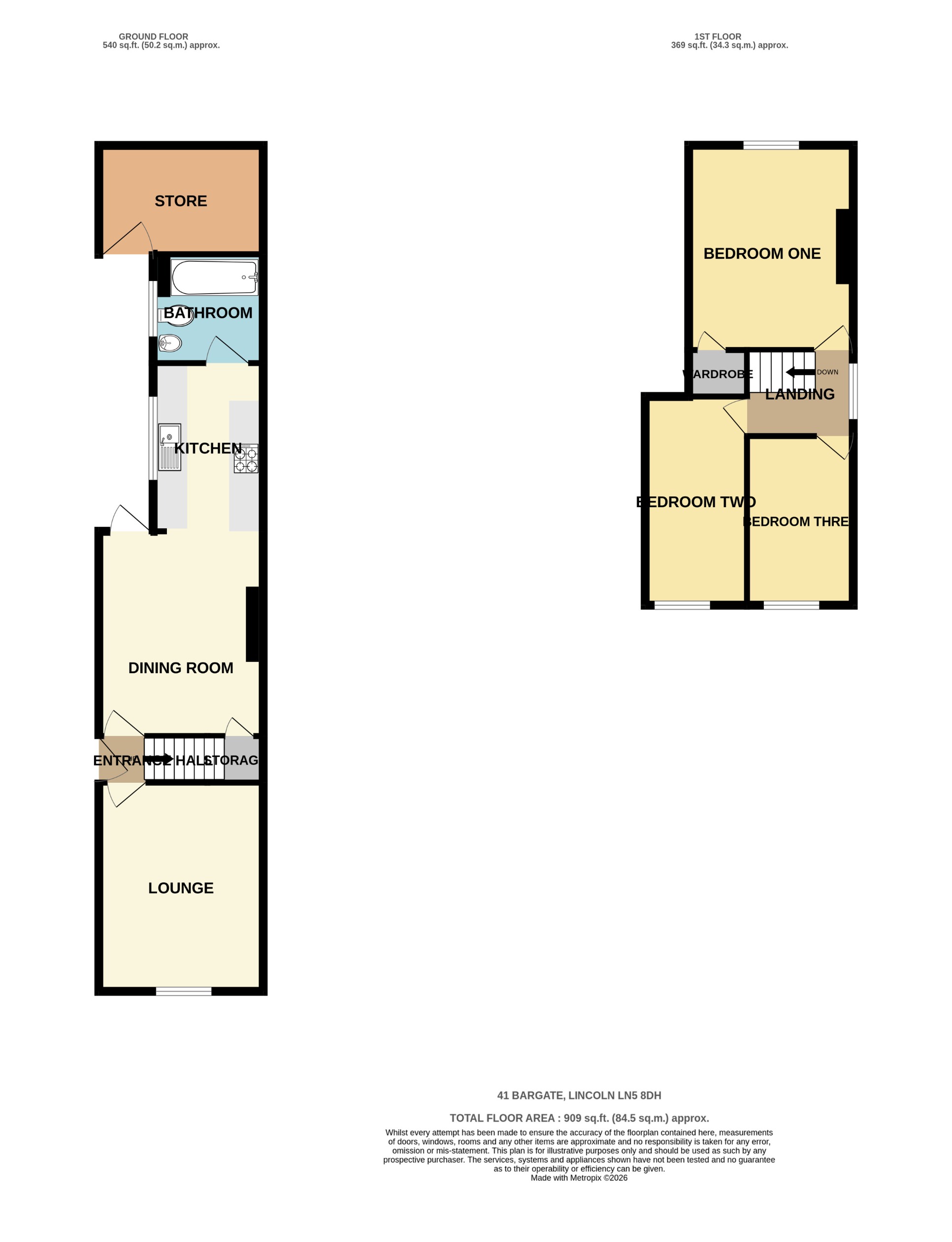 Bargate, Lincoln floorplan