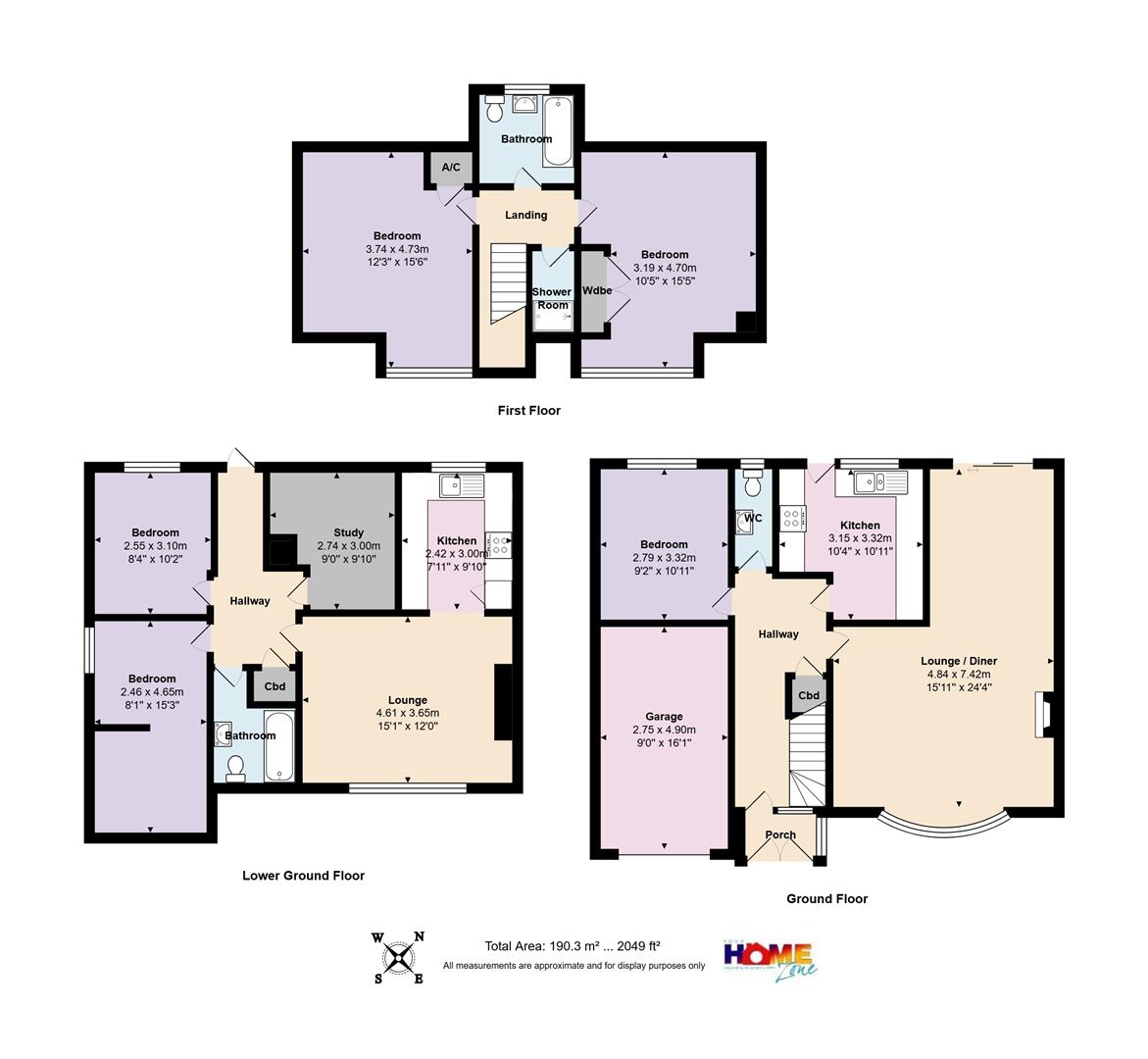 32, Leigham Vale Road, Bournemouth floorplan