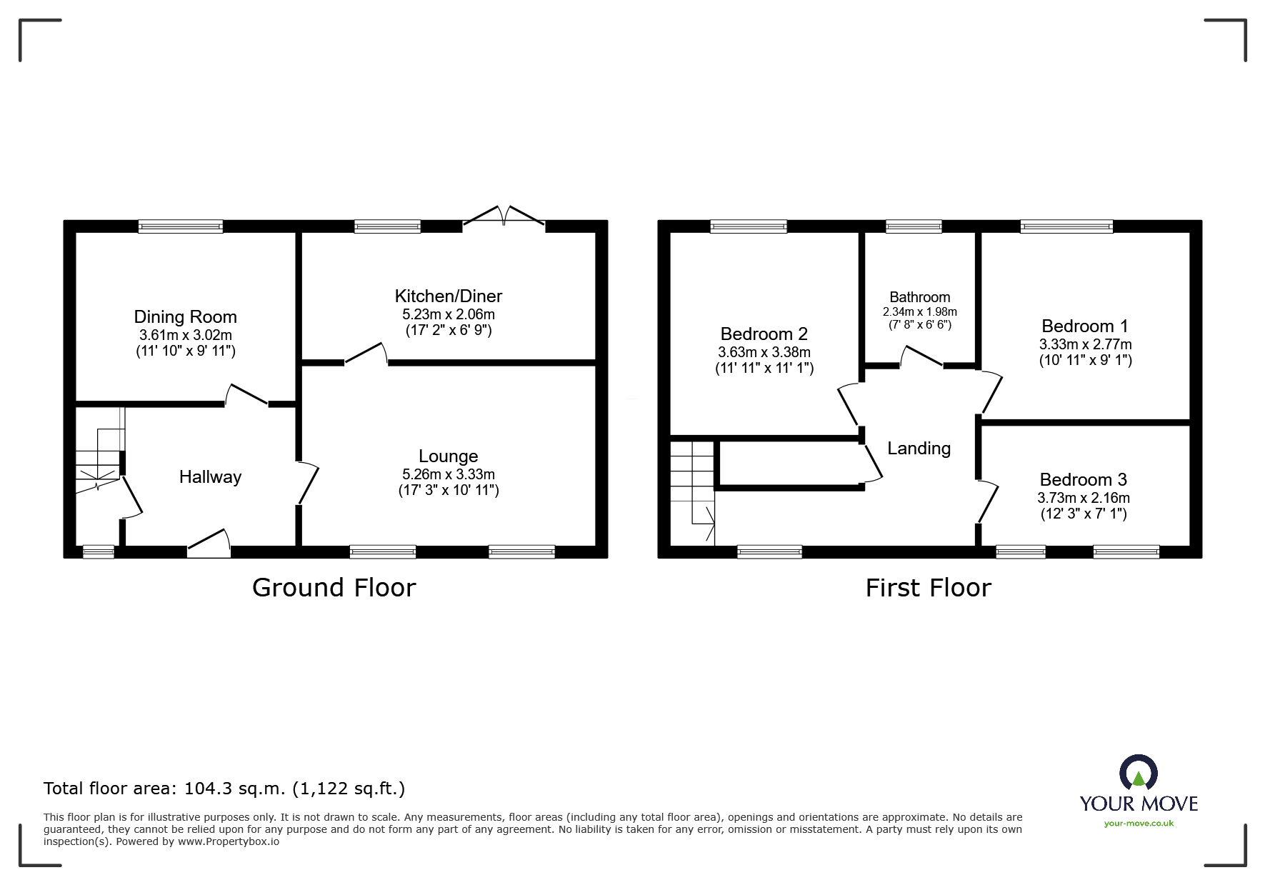 69, Fairbank Road, Sheffield floorplan