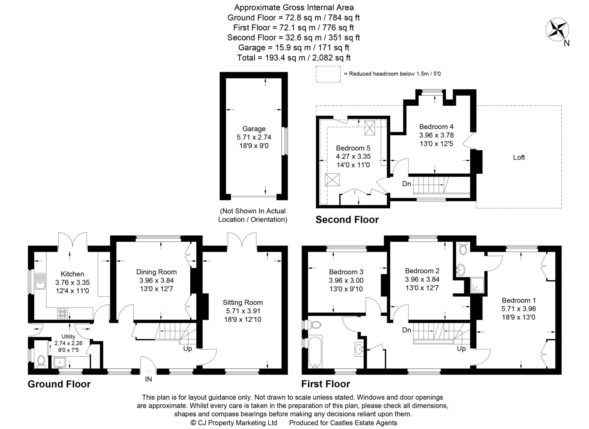 5 Bedrooms Detached house for sale in Anglefield Road, Berkhamsted HP4