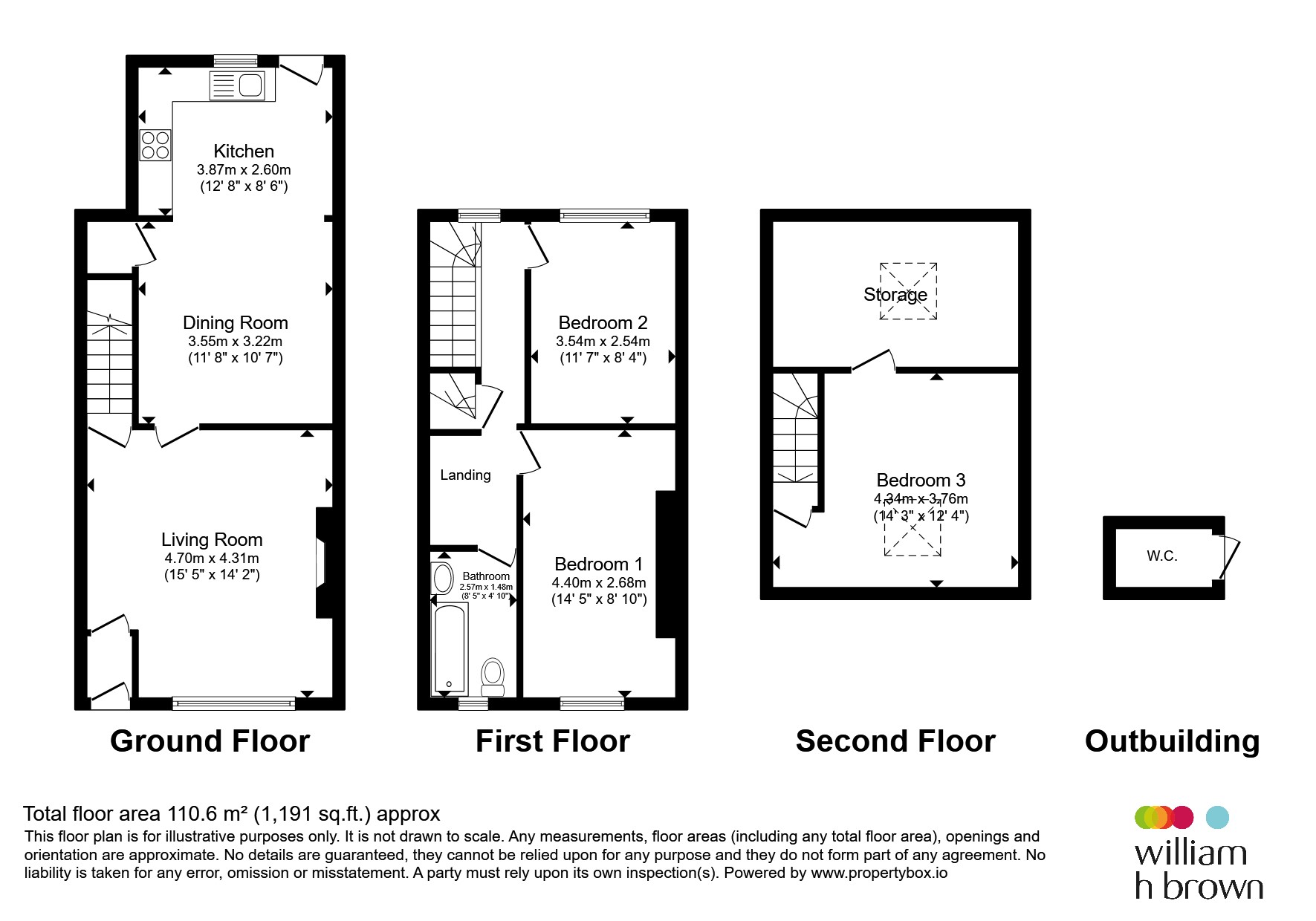 52, Thornton Lane, Bradford floorplan