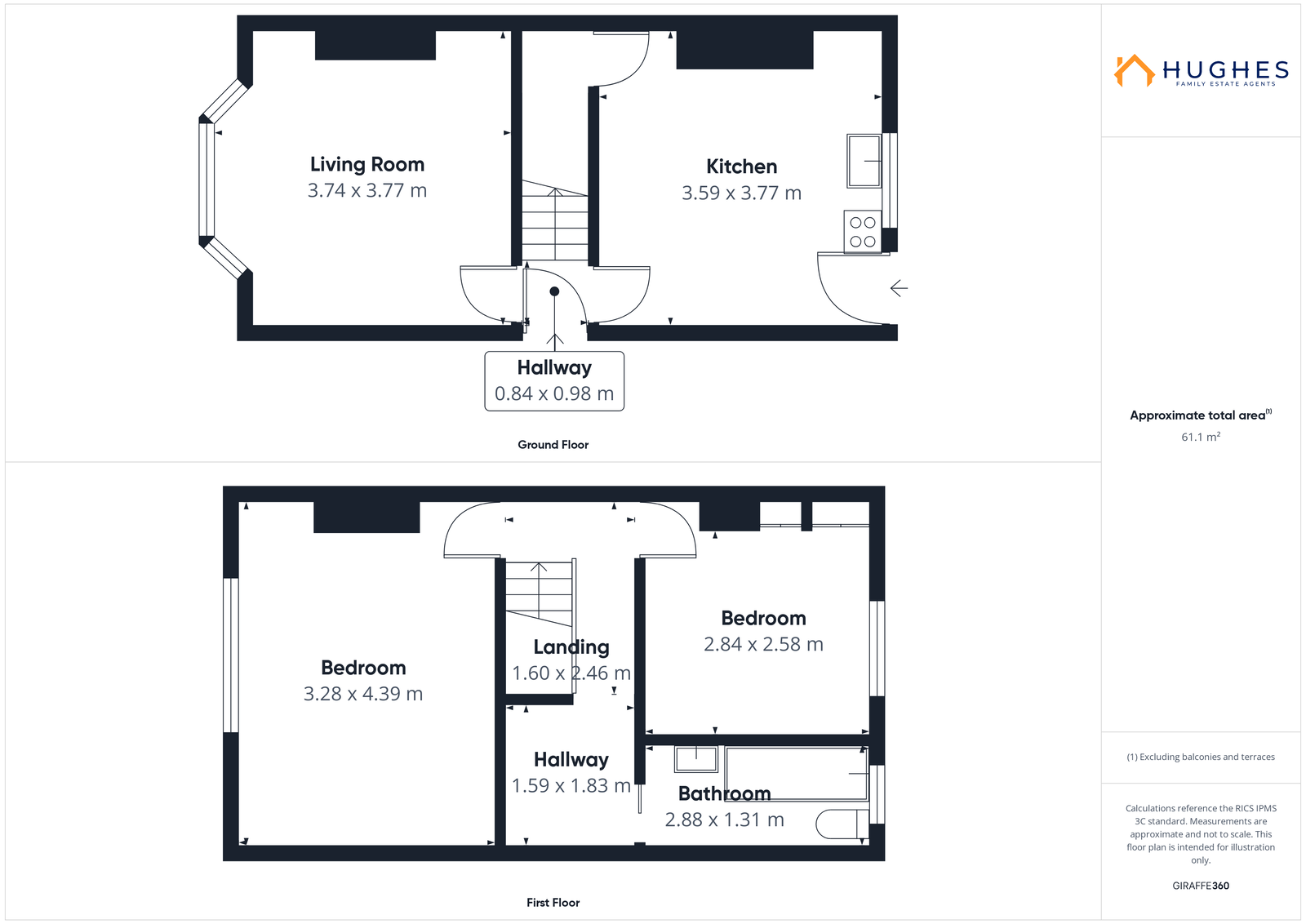 110, Oldfield Road, Sheffield floorplan