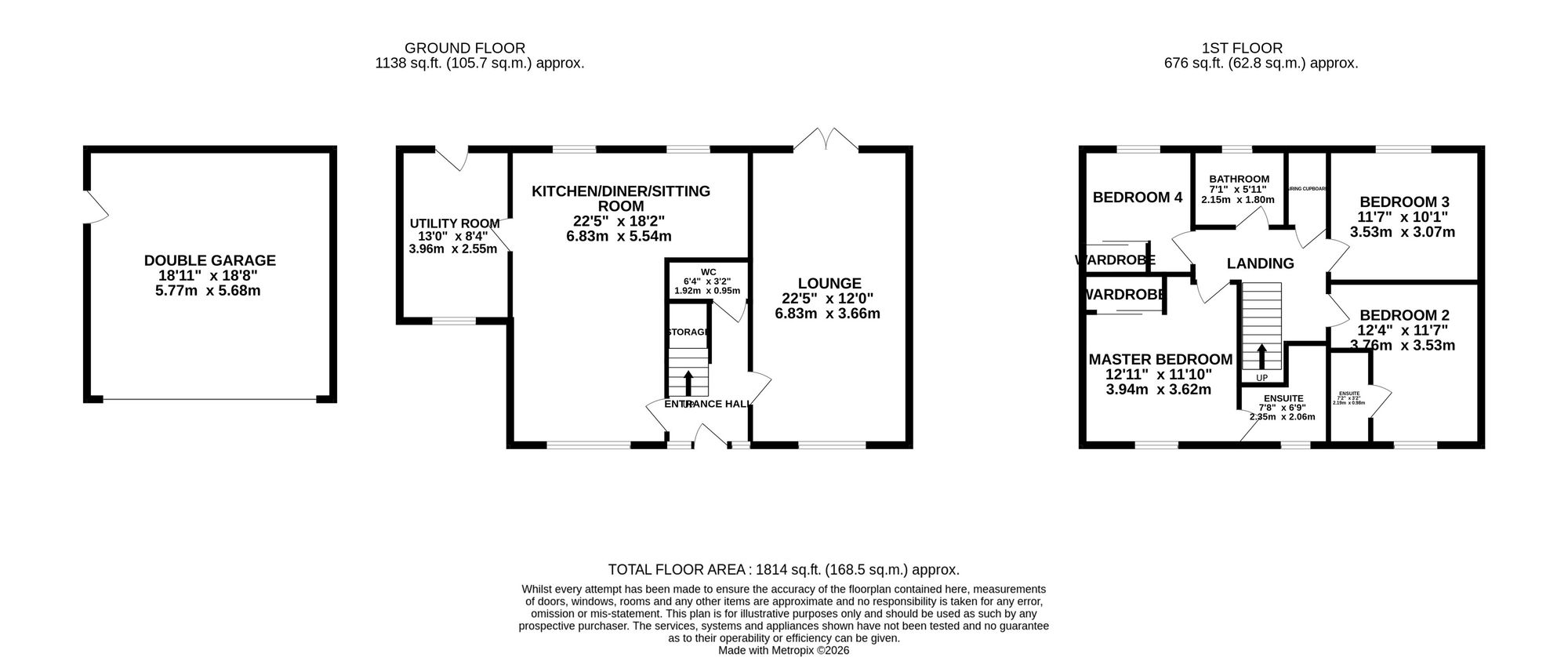 8 Silver Close, Market Drayton floorplan