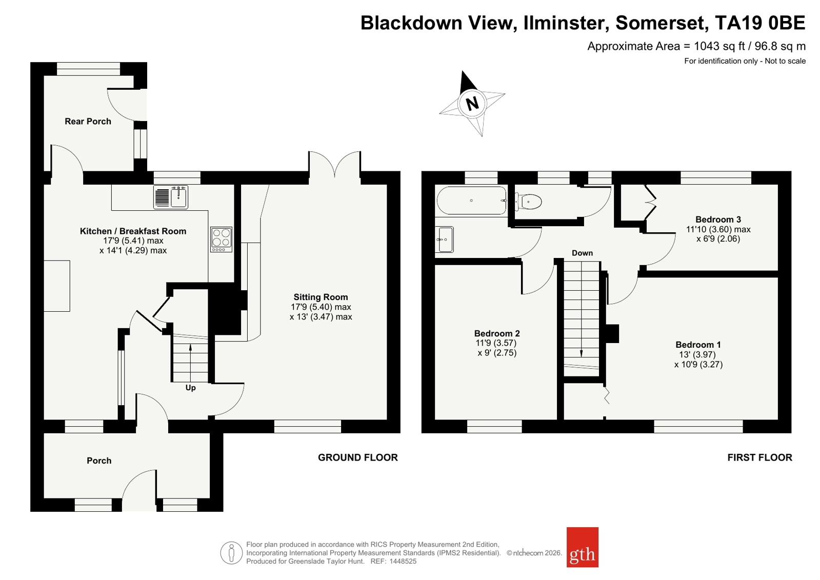 113, Blackdown View, Somerset floorplan