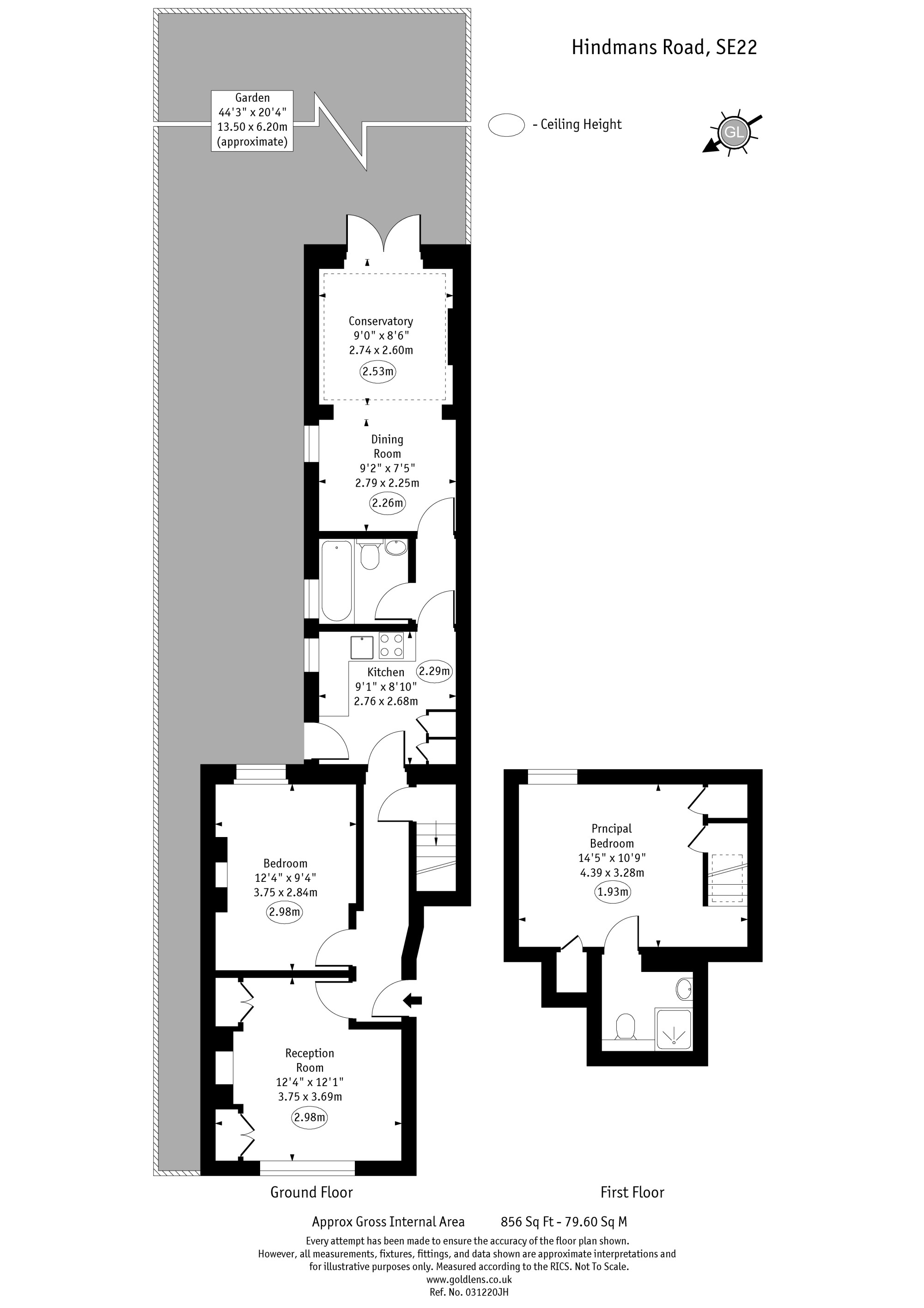 39, Hindmans Road, East Dulwich floorplan