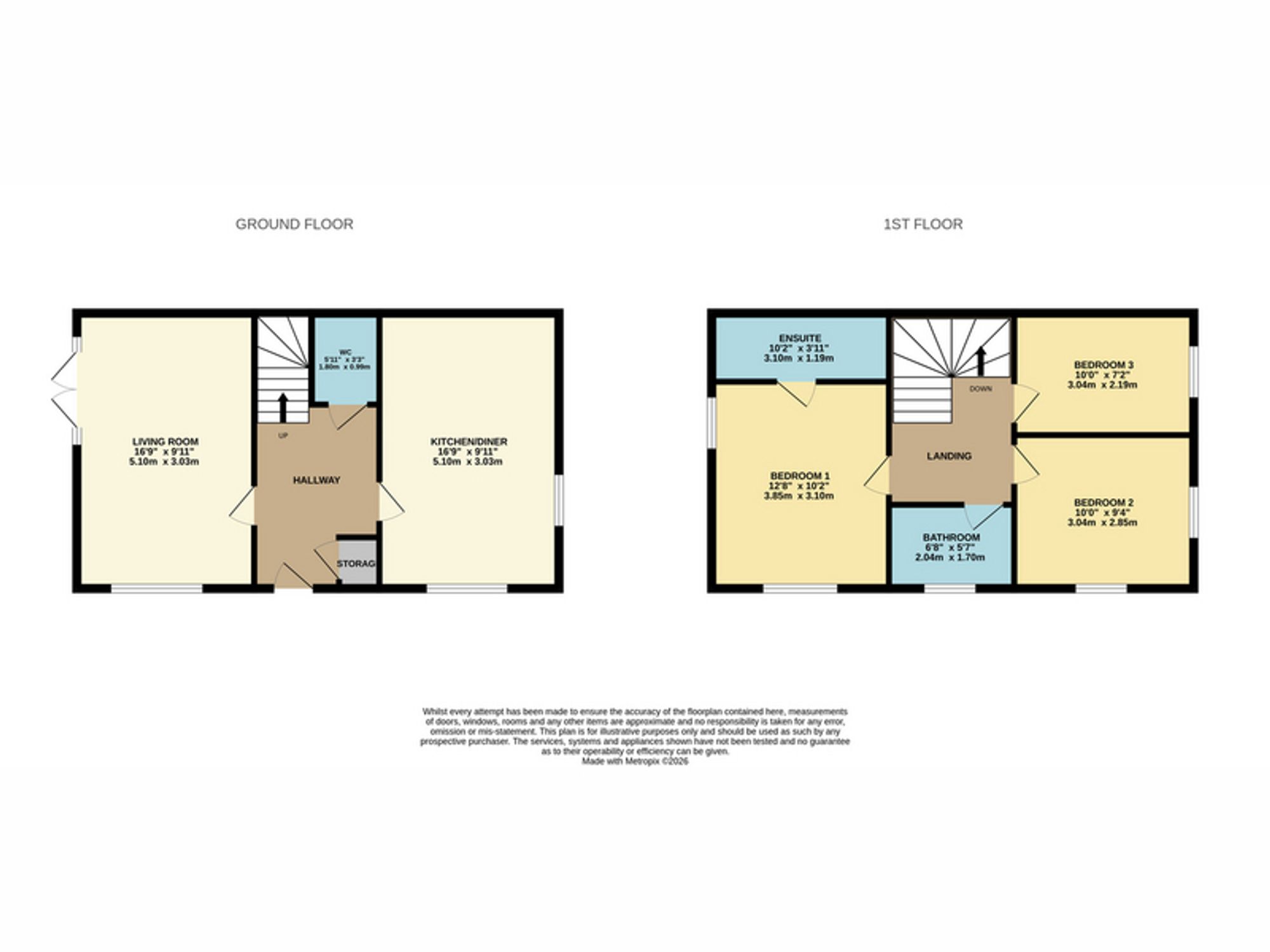 12 Palace Gardens, Mansfield floorplan