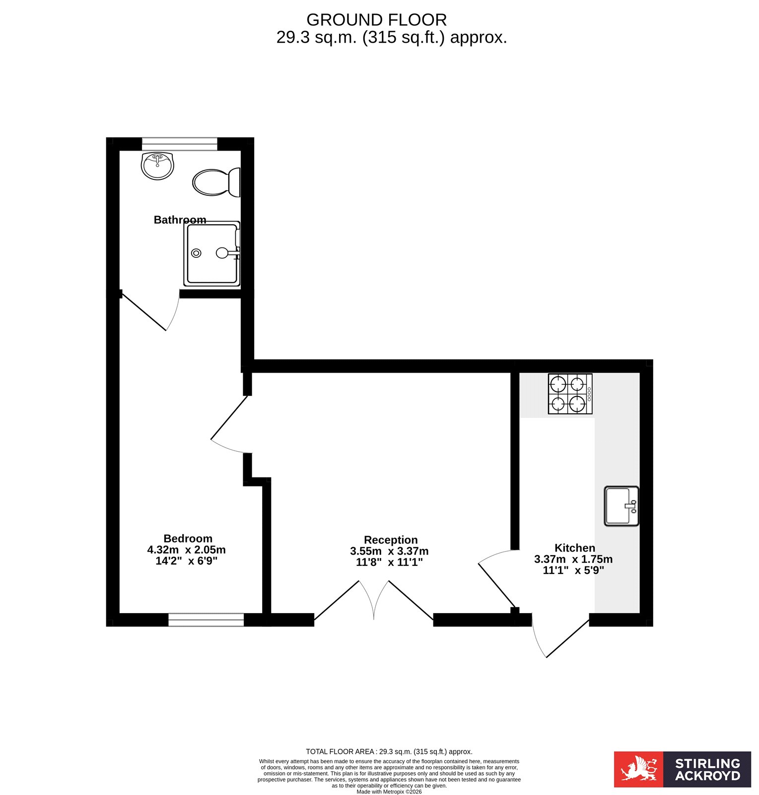 Flat 2, Springbok Works,, Bradbury Mews, London floorplan