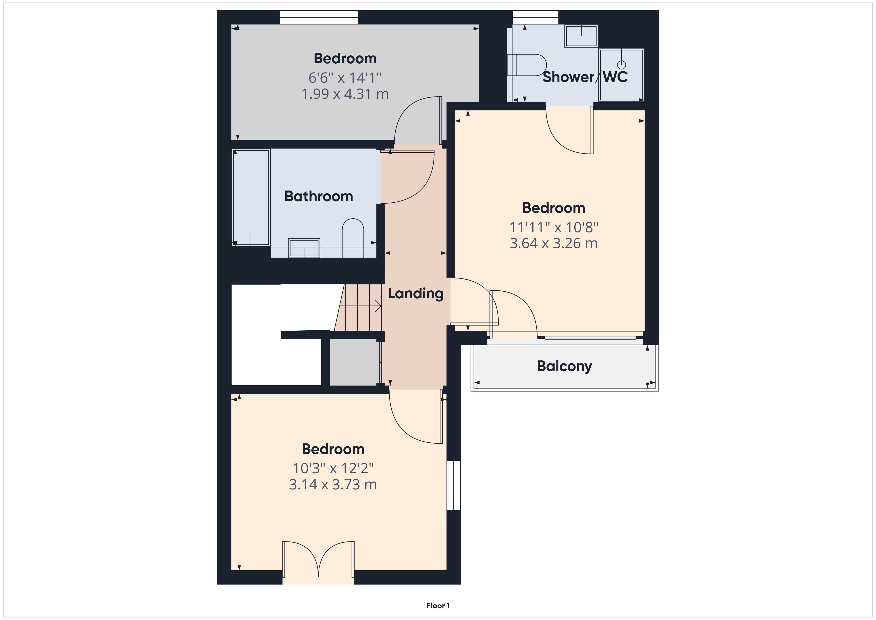 9, Minerva Way, Barnet floorplan
