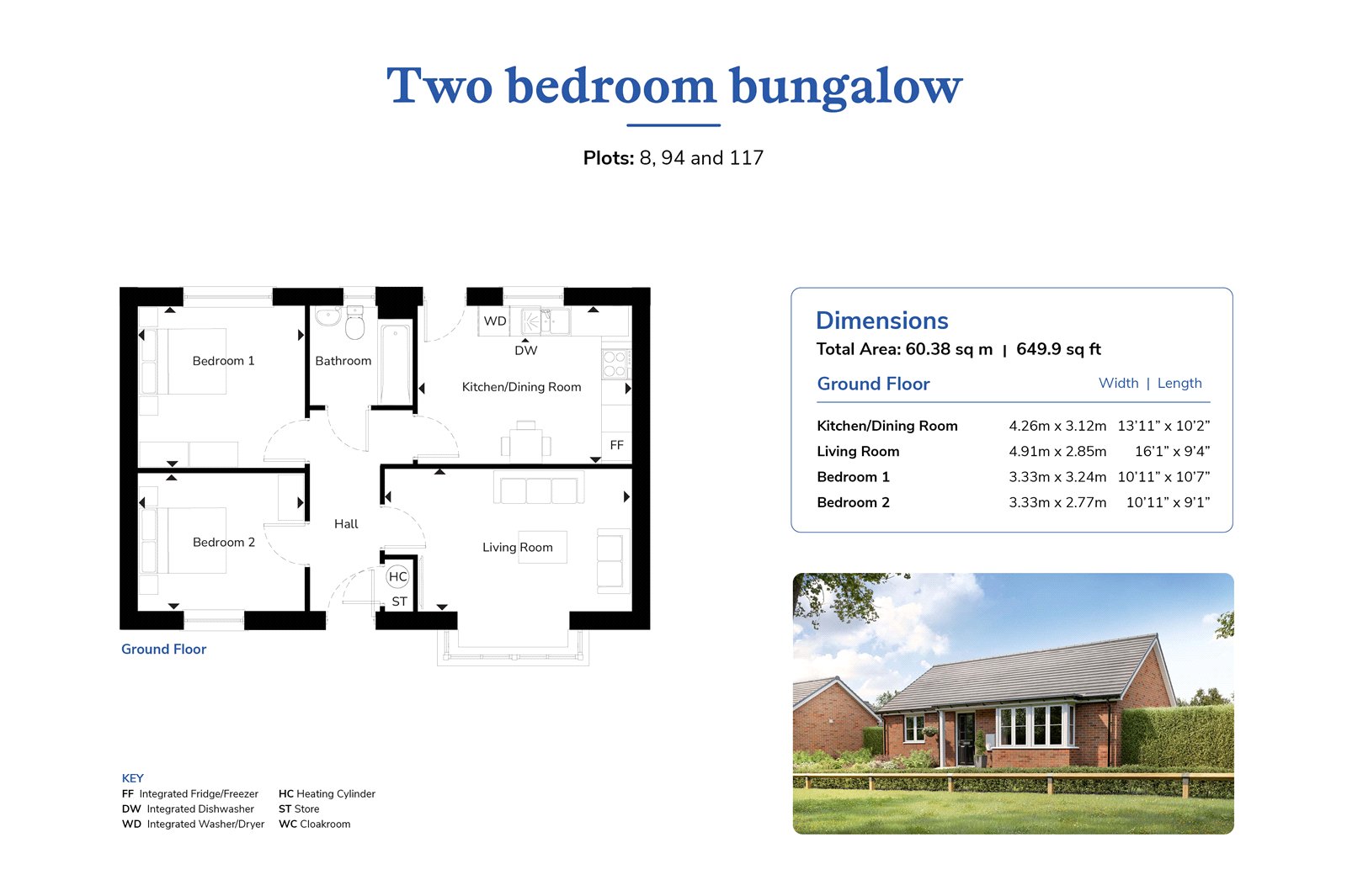 Plot 8 Benson Grange,, Plot 8 Benson Grange, Witheridge floorplan