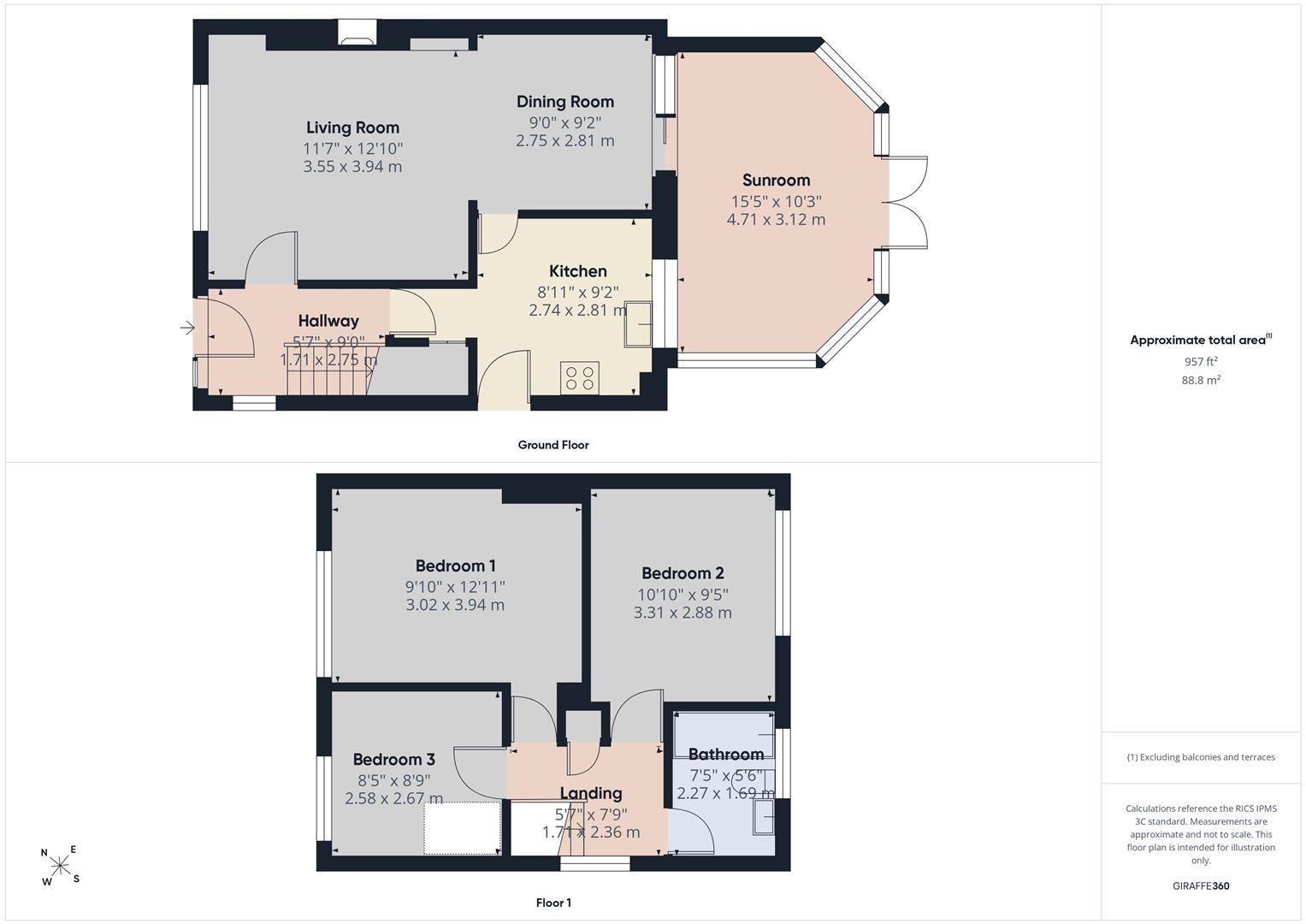 62, Church Lane, Nuneaton floorplan