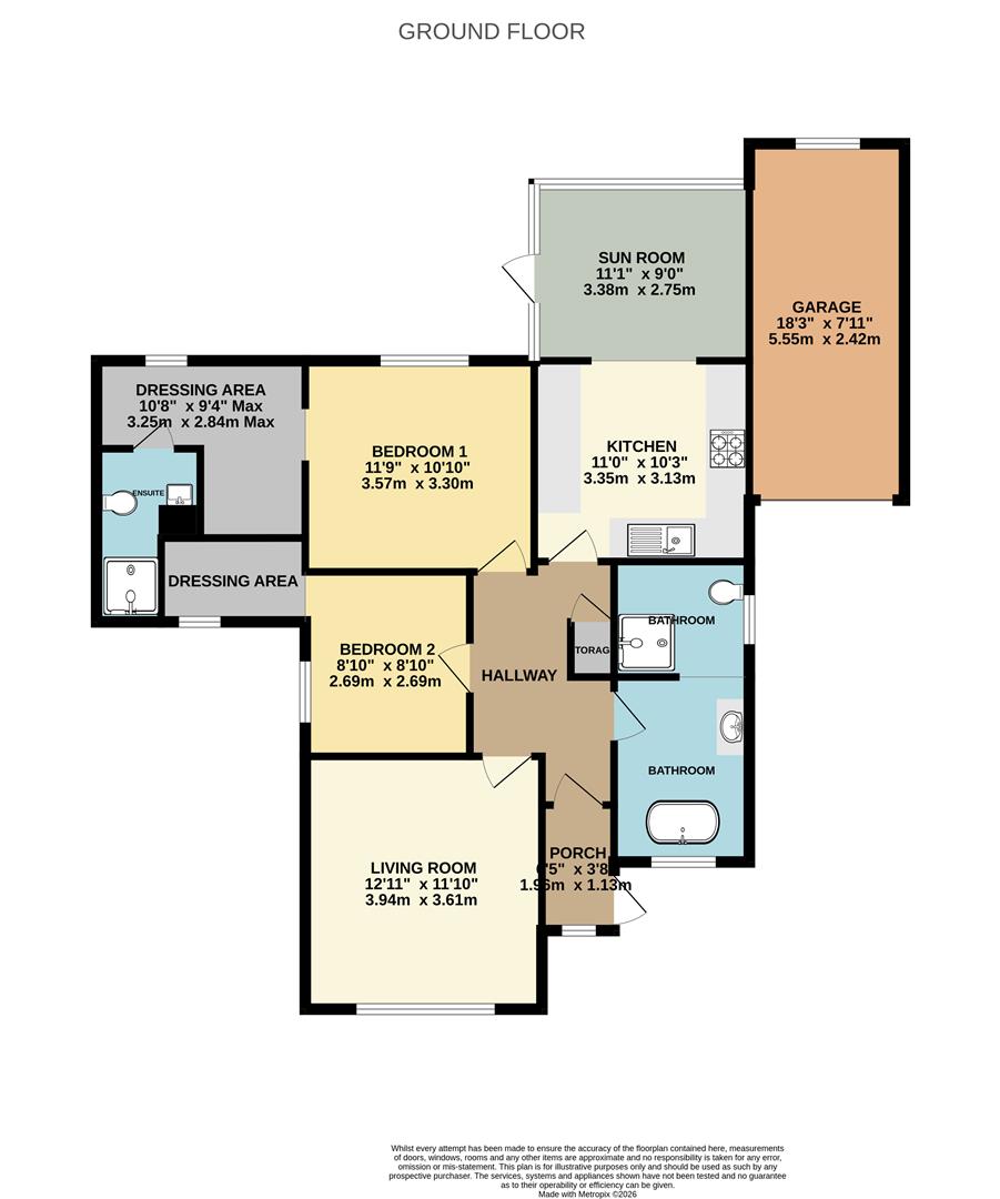 1, Ashwood Road, Stockport floorplan