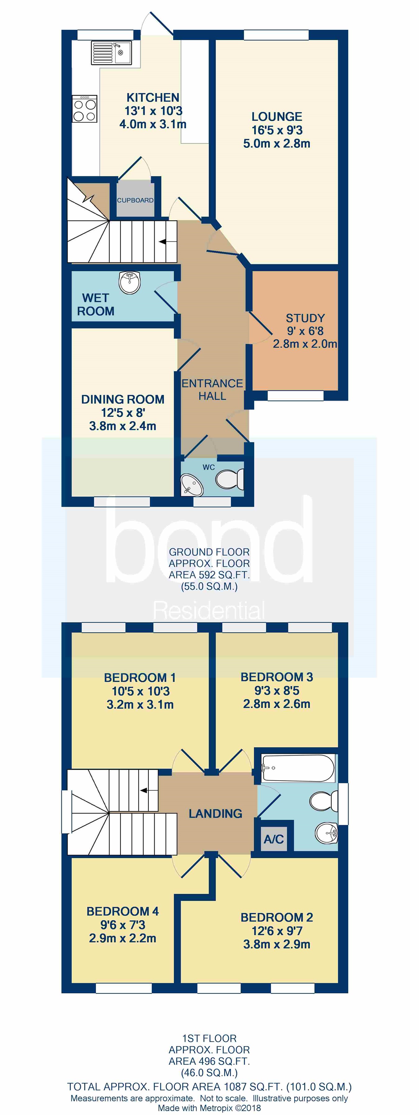 4 Bedrooms Detached house for sale in Daffodil Way, Springfield, Chelmsford CM1