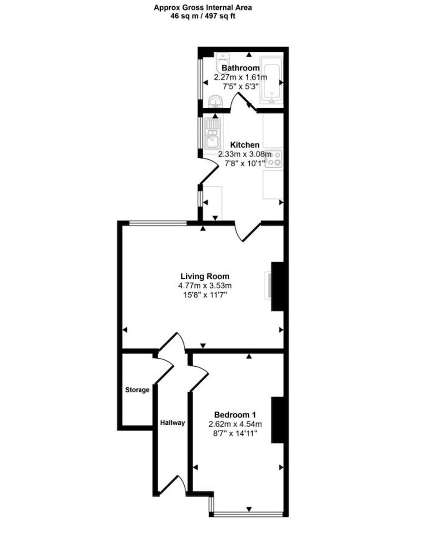 34, Station Avenue South, Houghton Le Spring floorplan