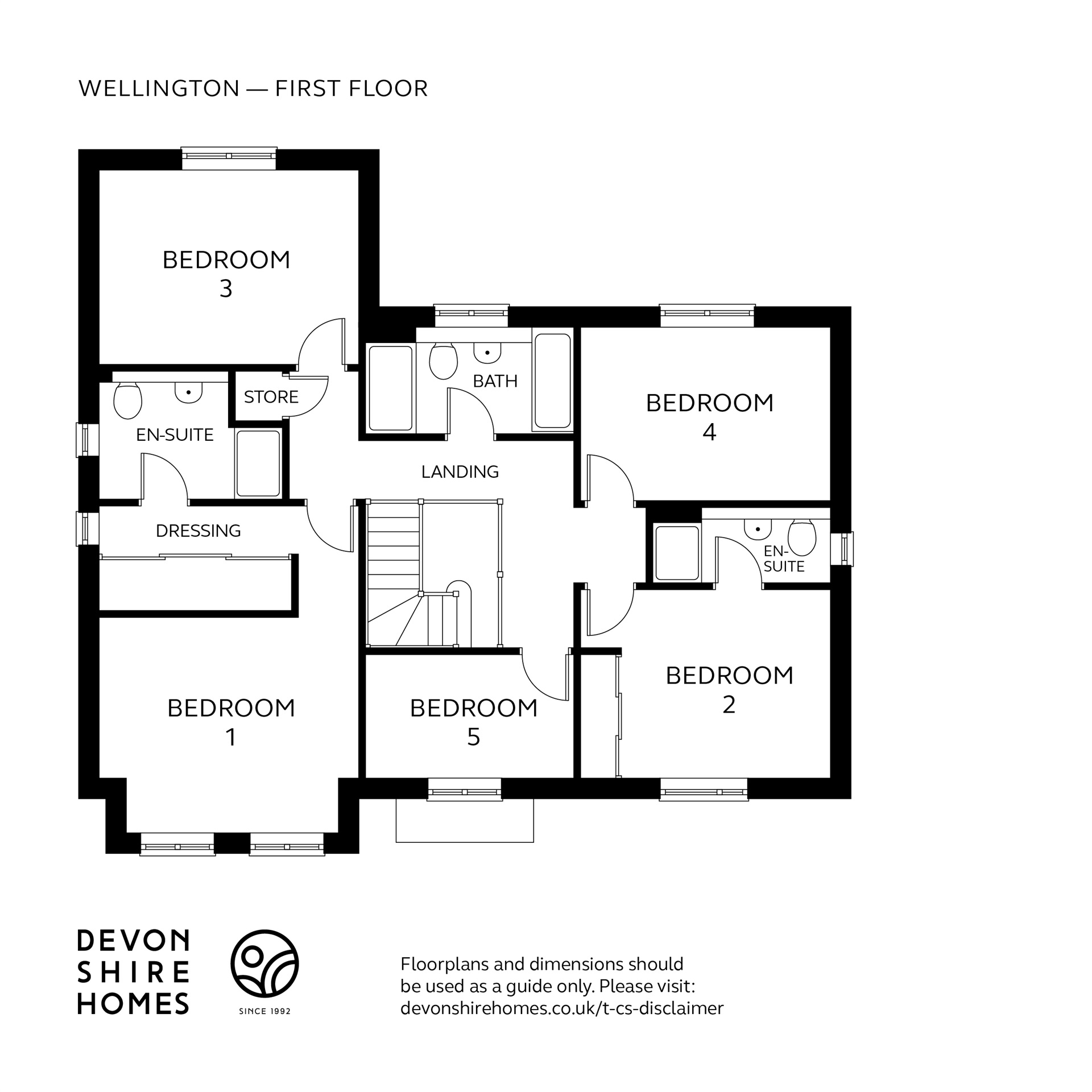Plot 5, Dancing Green, 9, Chase Close, Somerset floorplan