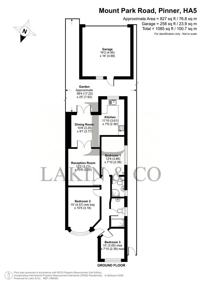 70, Mount Park Road, Pinner floorplan