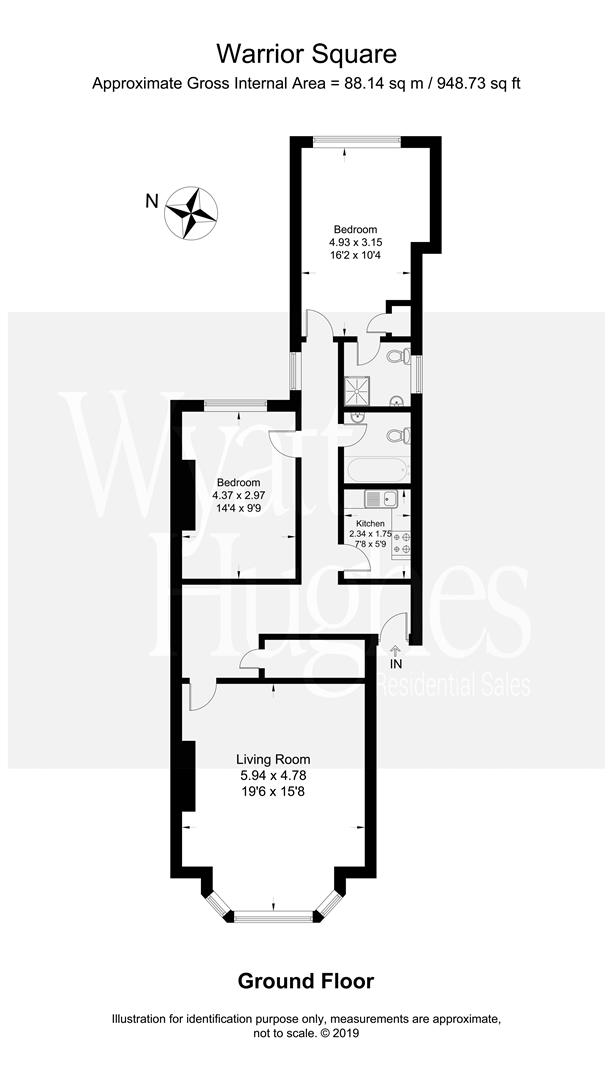 2 Bedrooms Flat for sale in Warrior Square, St. Leonards-On-Sea TN37