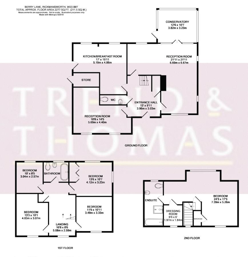 5 Bedrooms Detached house for sale in Berry Lane, Rickmansworth WD3