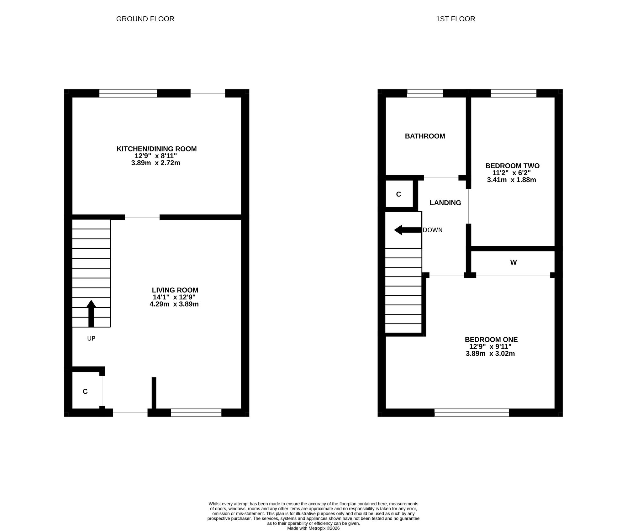 7 Brocks Close, Southampton floorplan