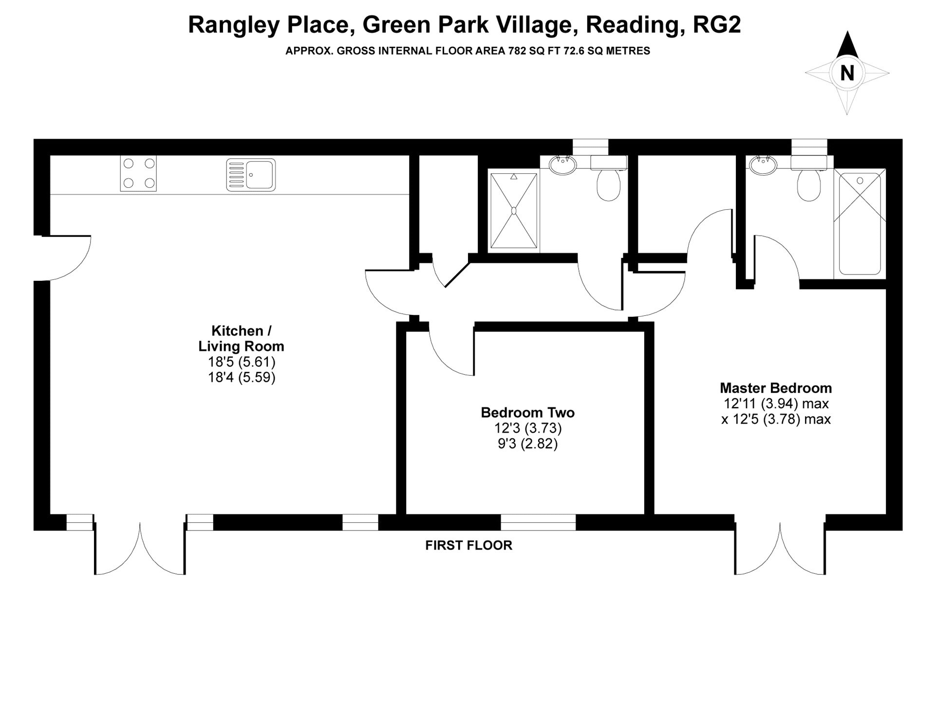 5,, Rangeley Place, Reading floorplan